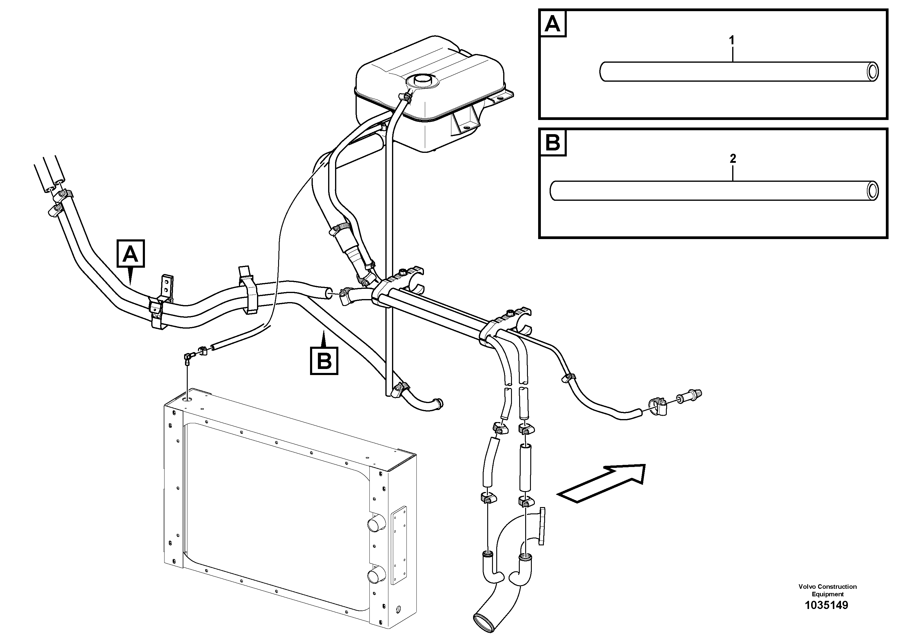 Схема запчастей Volvo A40E - 34458 Siberia kit 