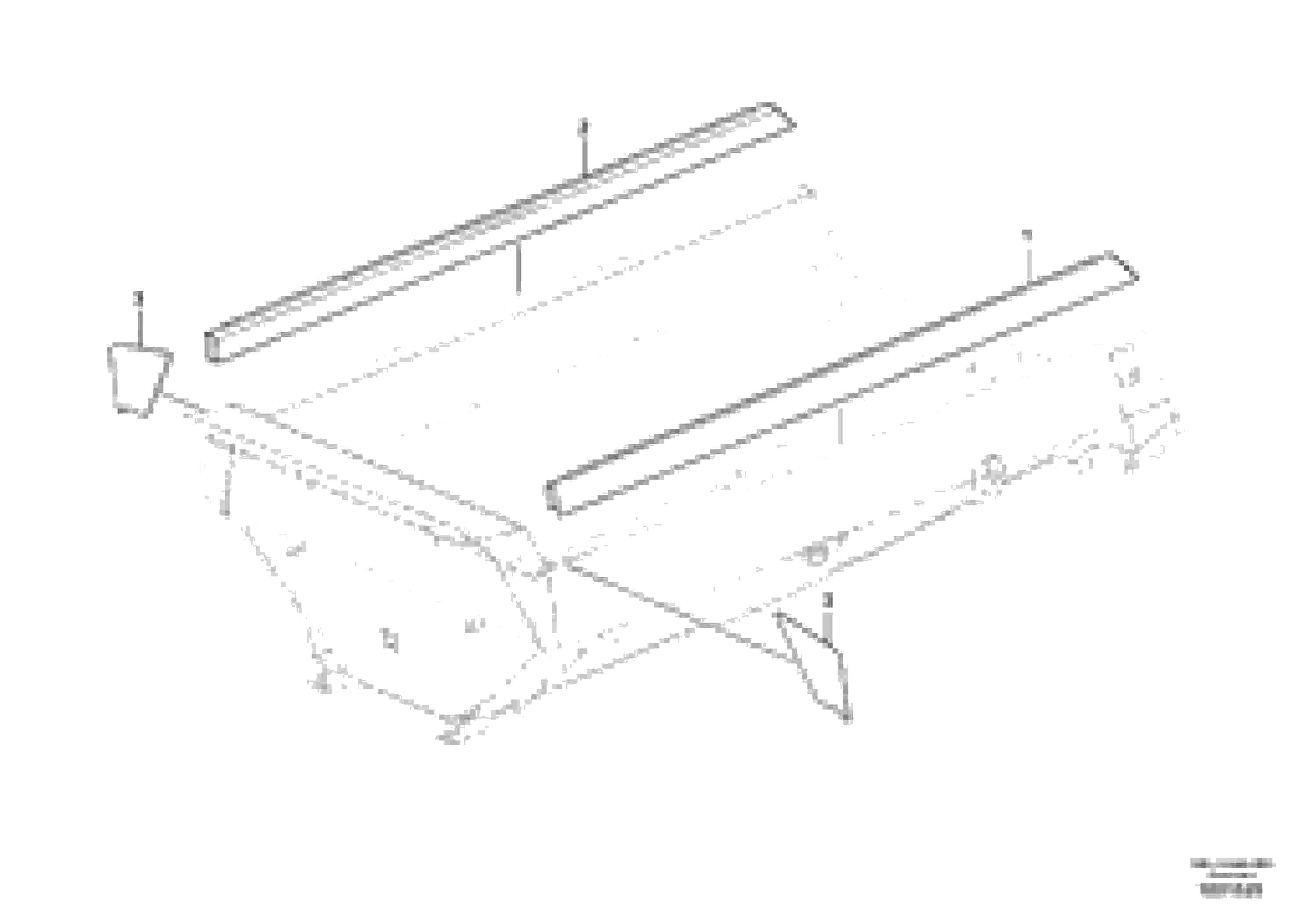 Схема запчастей Volvo A40E - 36025 Uplifted body 