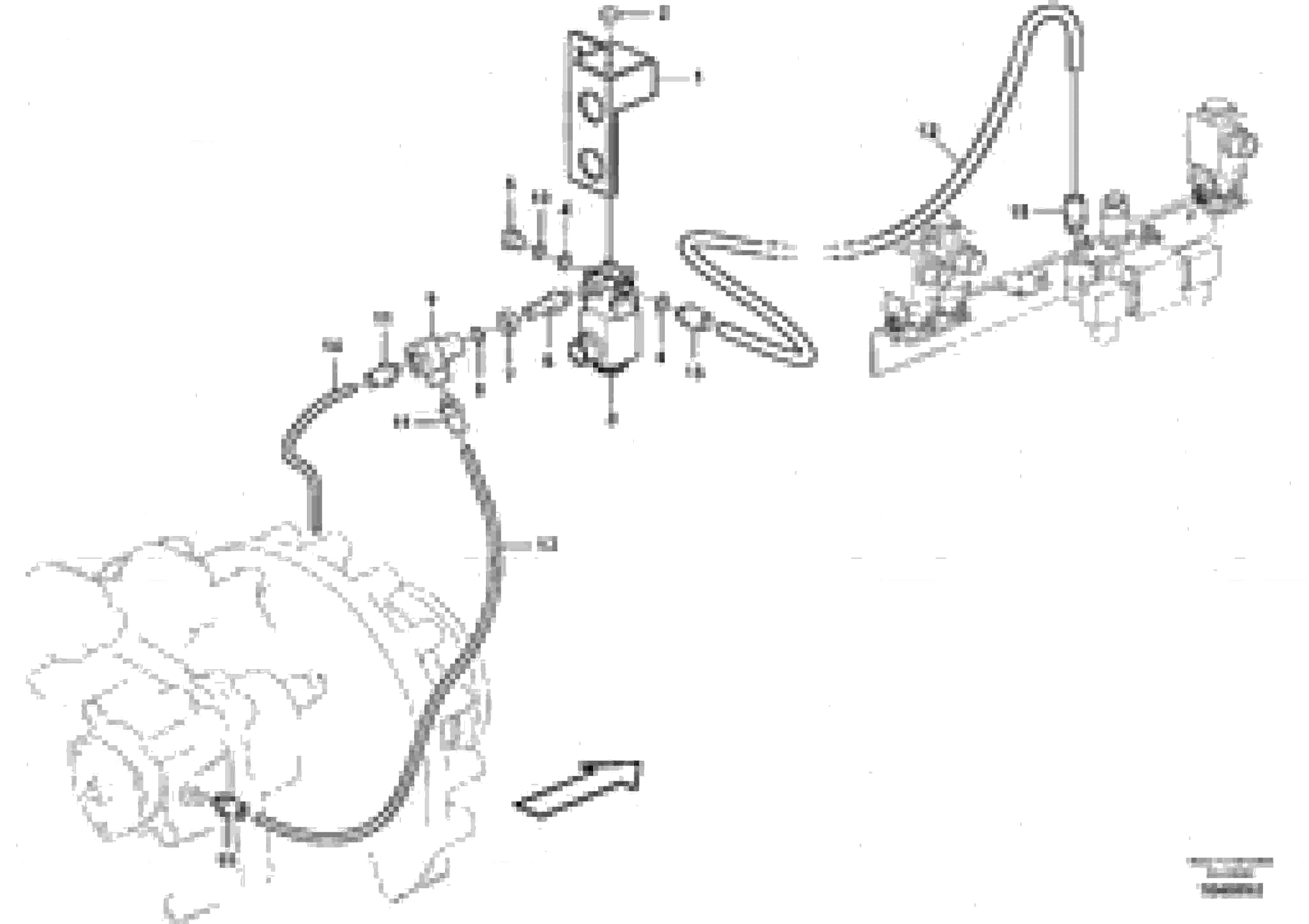 Схема запчастей Volvo A40E FS FULL SUSPENSION - 35539 Compressed air system, Automatic unit ATC 