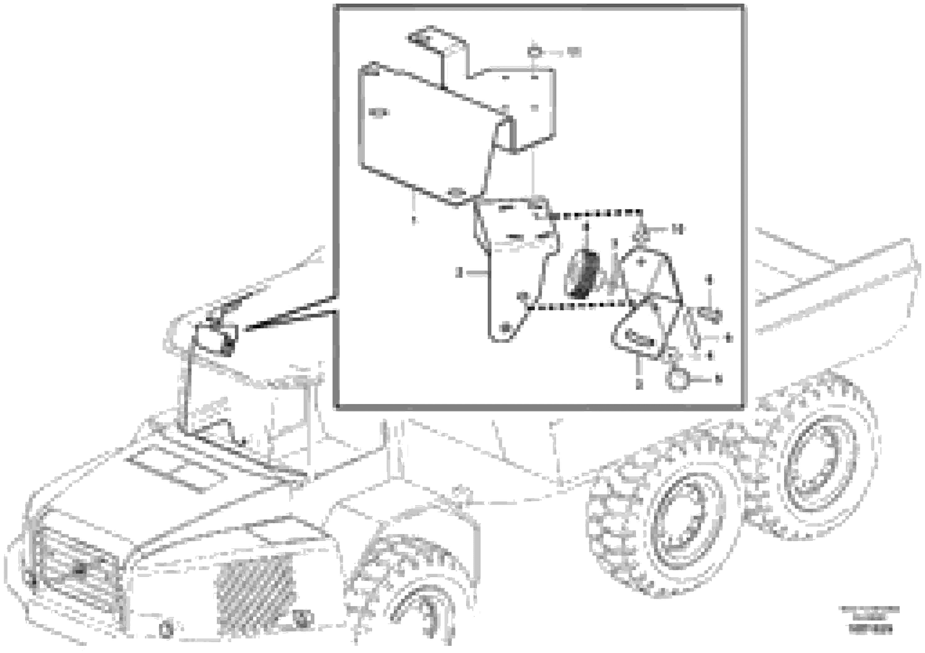 Схема запчастей Volvo A40E FS FULL SUSPENSION - 70640 Camera inclusive monitor 