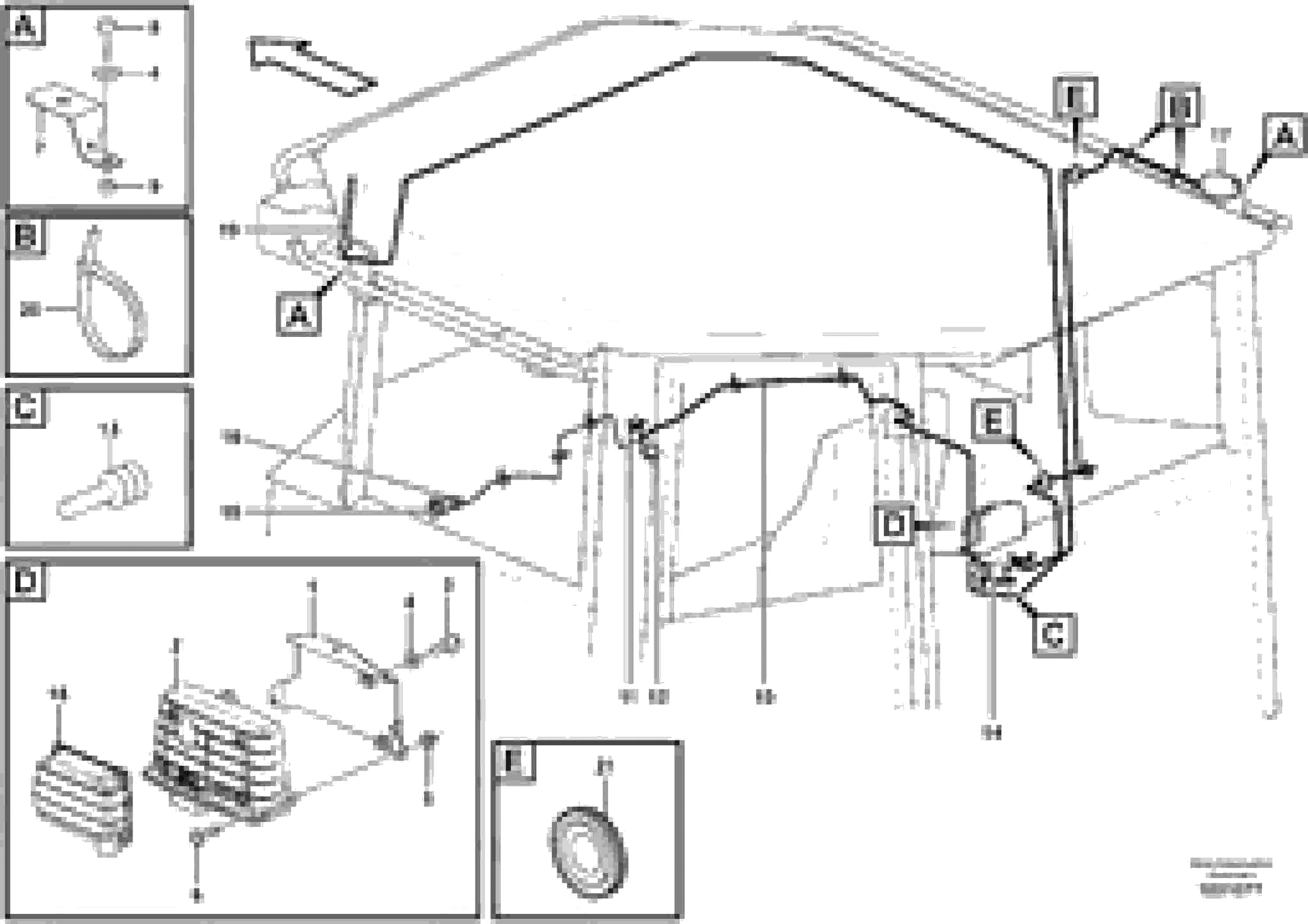 Схема запчастей Volvo A30D - 97340 System for wireless electronic controlled communication (telematics) A30D S/N 12001 - S/N 73000 - BRA