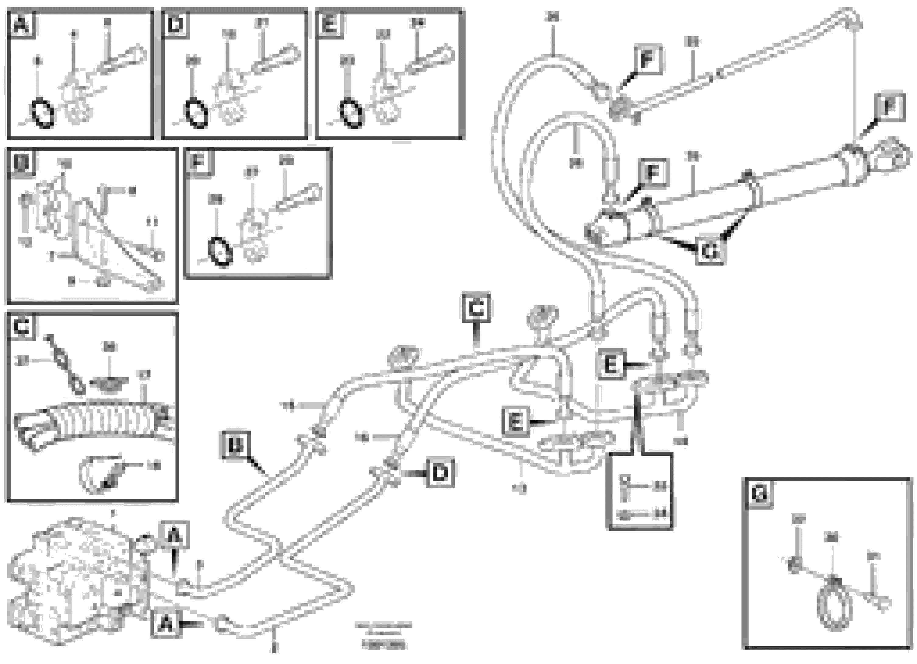 Схема запчастей Volvo A30D - 55596 Tipping system, load unit A30D S/N -11999, - 60093 USA S/N-72999 BRAZIL