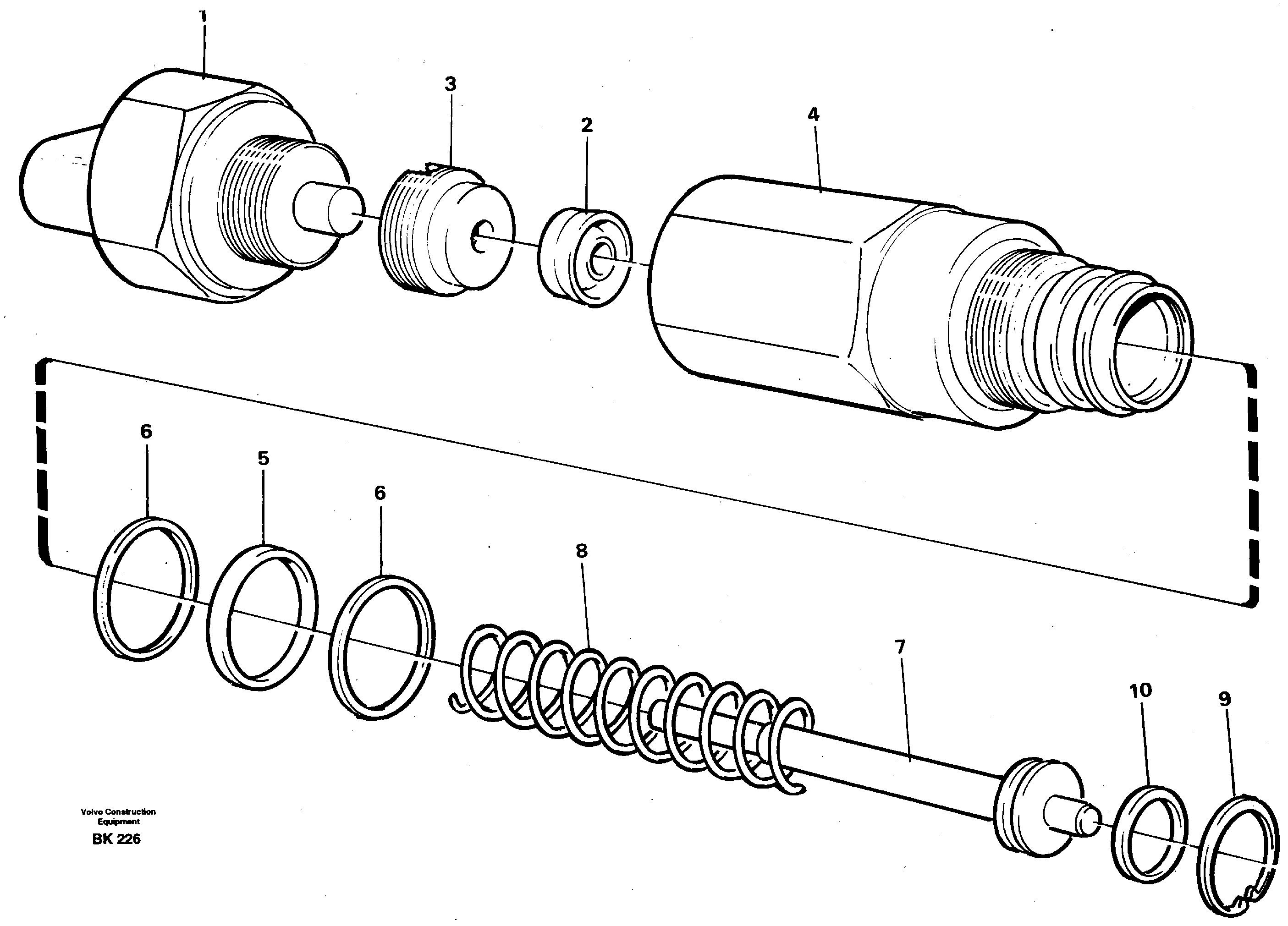 Схема запчастей Volvo A35C - 55548 Pressure sensor A35C VOLVO BM VOLVO BM A35C SER NO - 4620