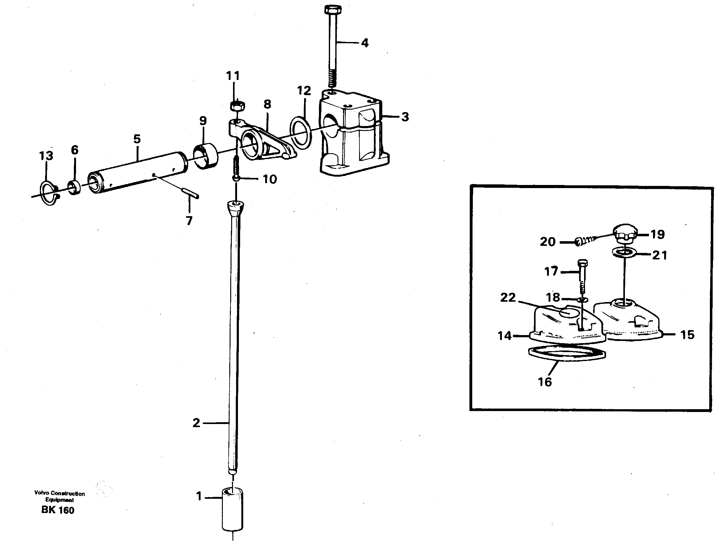 Схема запчастей Volvo A35C - 25101 Valve mechanism A35C VOLVO BM VOLVO BM A35C SER NO - 4620