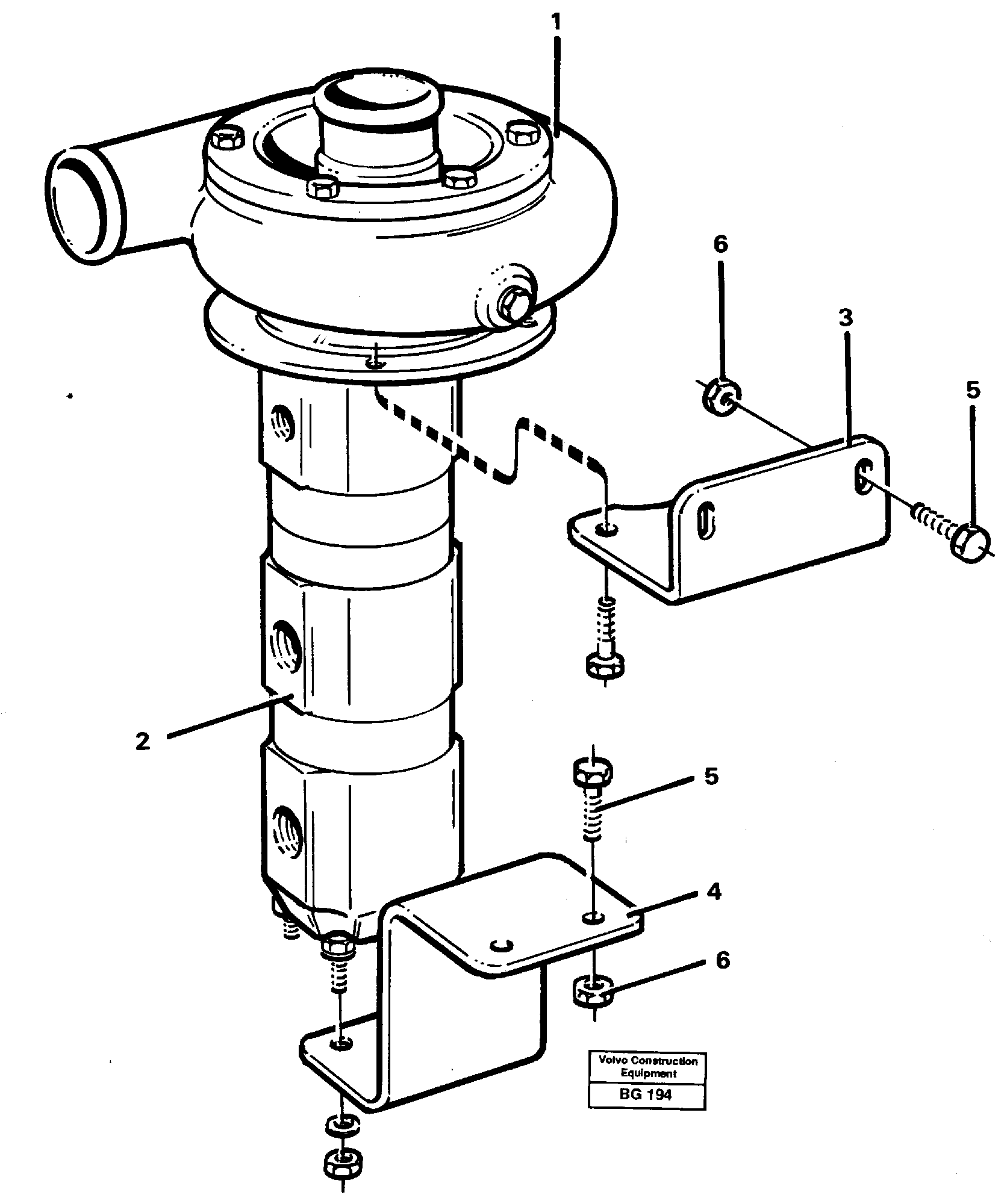 Схема запчастей Volvo A40 - 13978 Water pump, secondary A40 VOLVO BM VOLVO BM A40 SER NO - 1151/- 60026