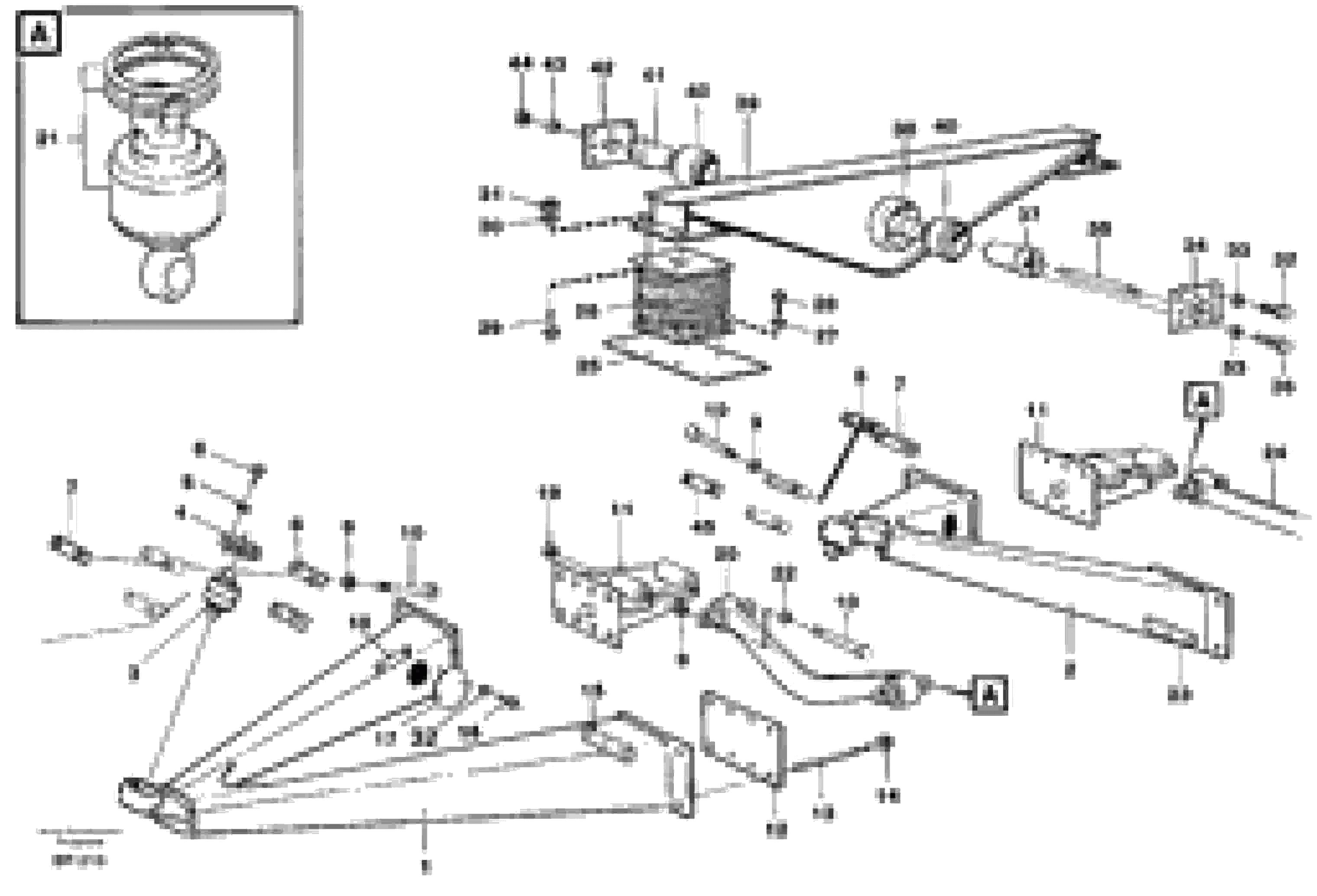 Схема запчастей Volvo A40 - 60652 Bogie A40 SER NO 1201-, SER NO USA 60101-