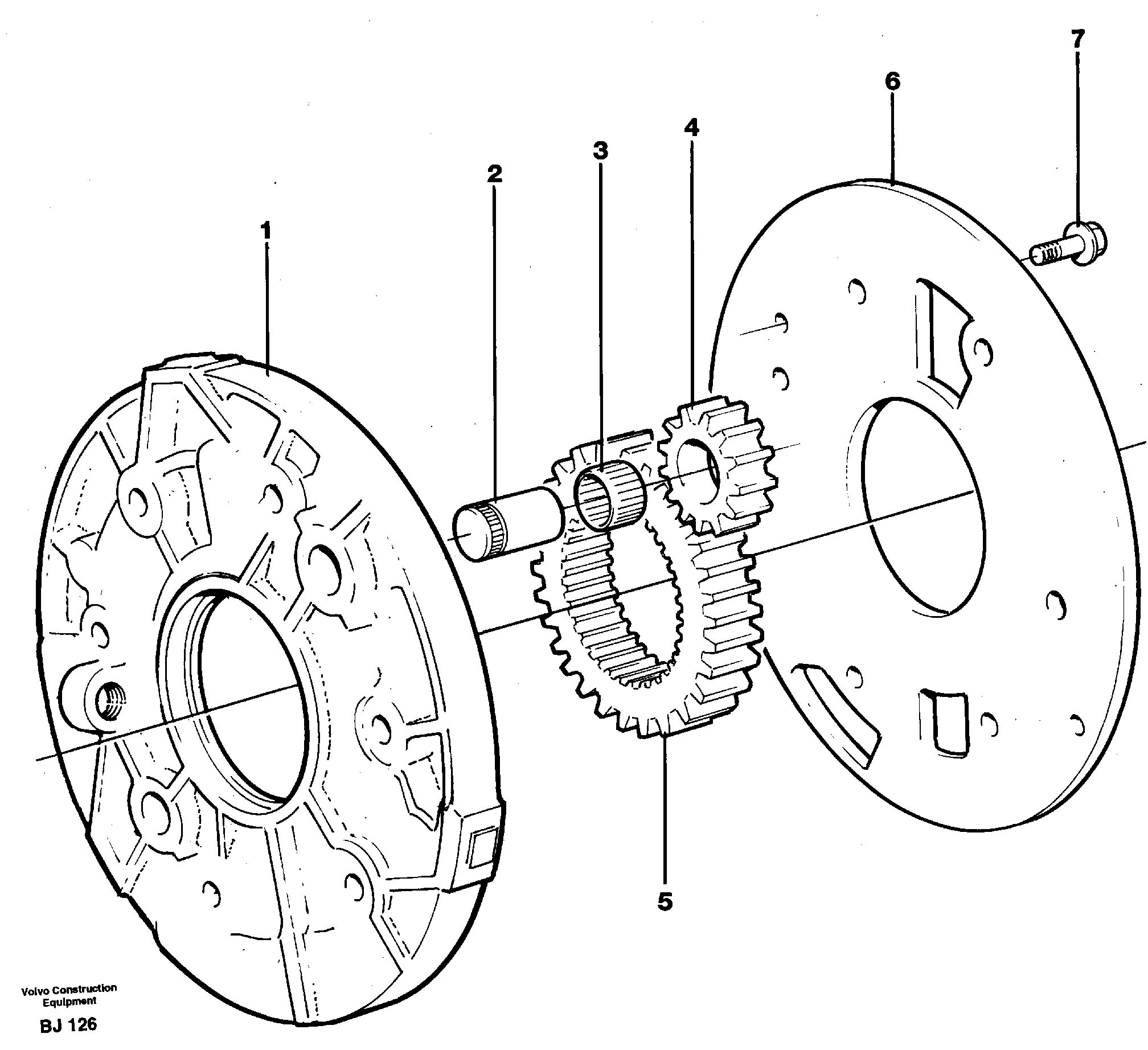 Схема запчастей Volvo A30C - 14371 Насос масляный A30C VOLVO BM VOLVO BM A30C SER NO - 2320/- 2275, USA