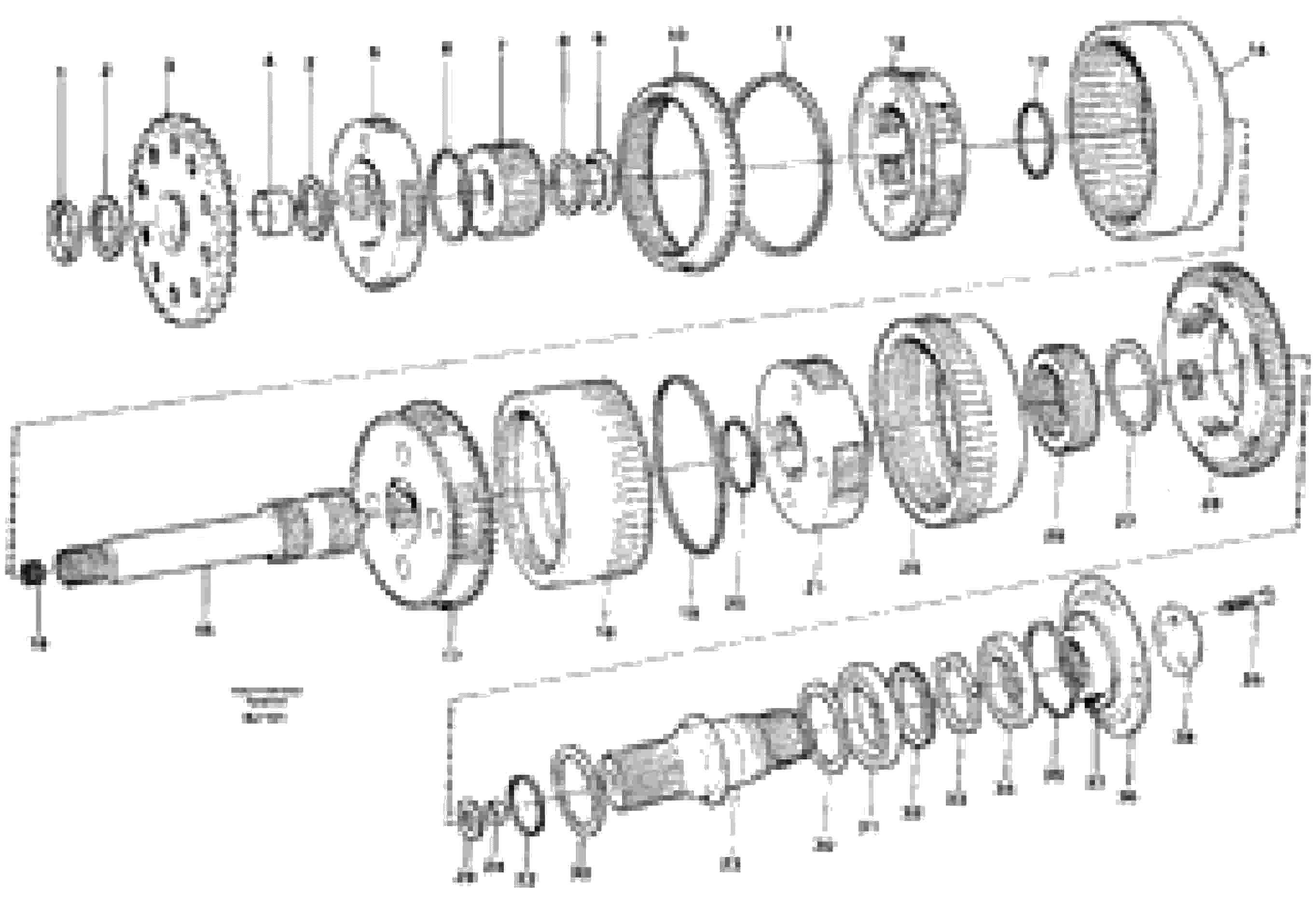 Схема запчастей Volvo A30C - 95363 Planet kits and shafts A30C VOLVO BM VOLVO BM A30C SER NO - 2320/- 2275, USA