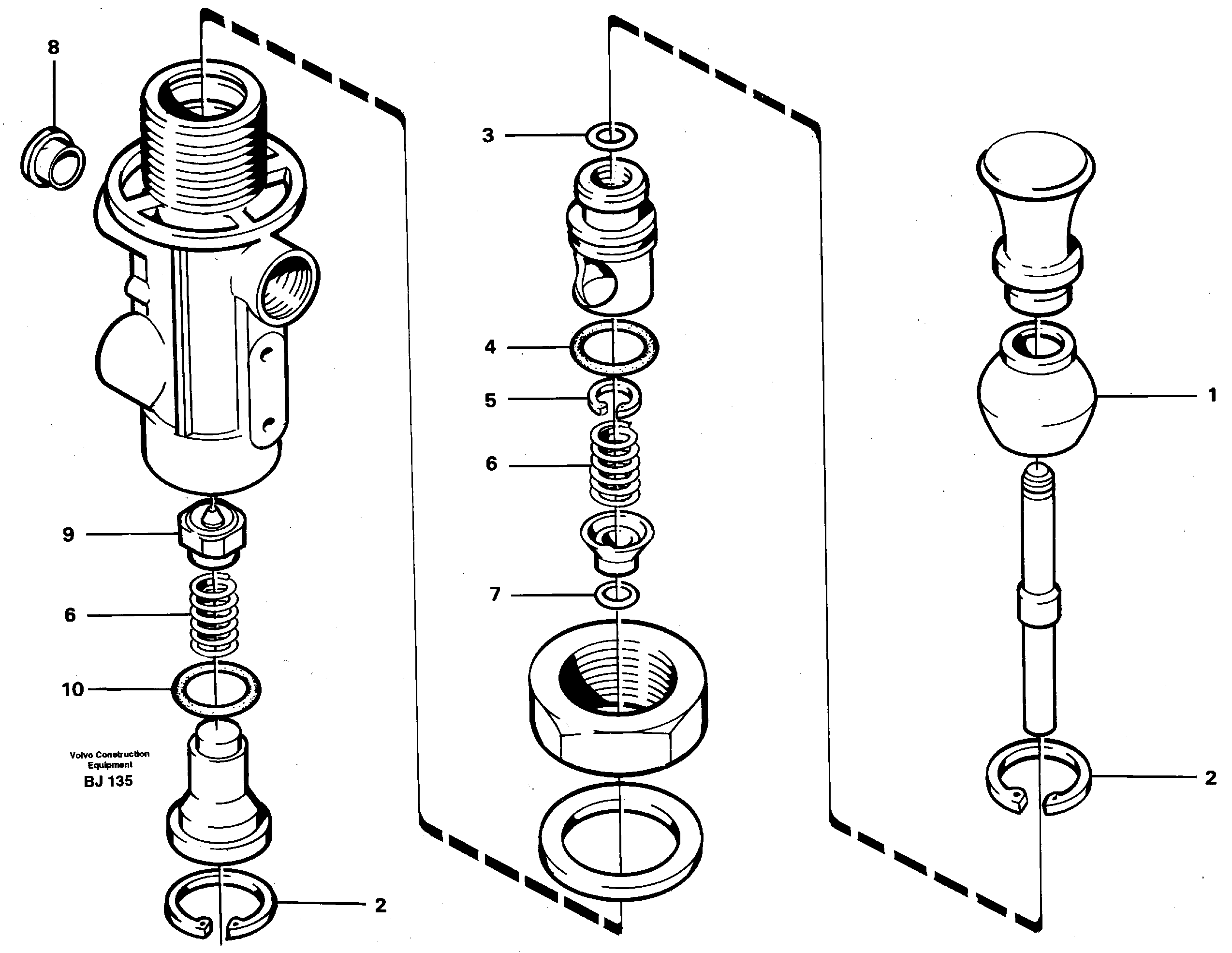 Схема запчастей Volvo A30C - 14385 Valve, circuit body and return valve A30C VOLVO BM VOLVO BM A30C SER NO - 2320/- 2275, USA