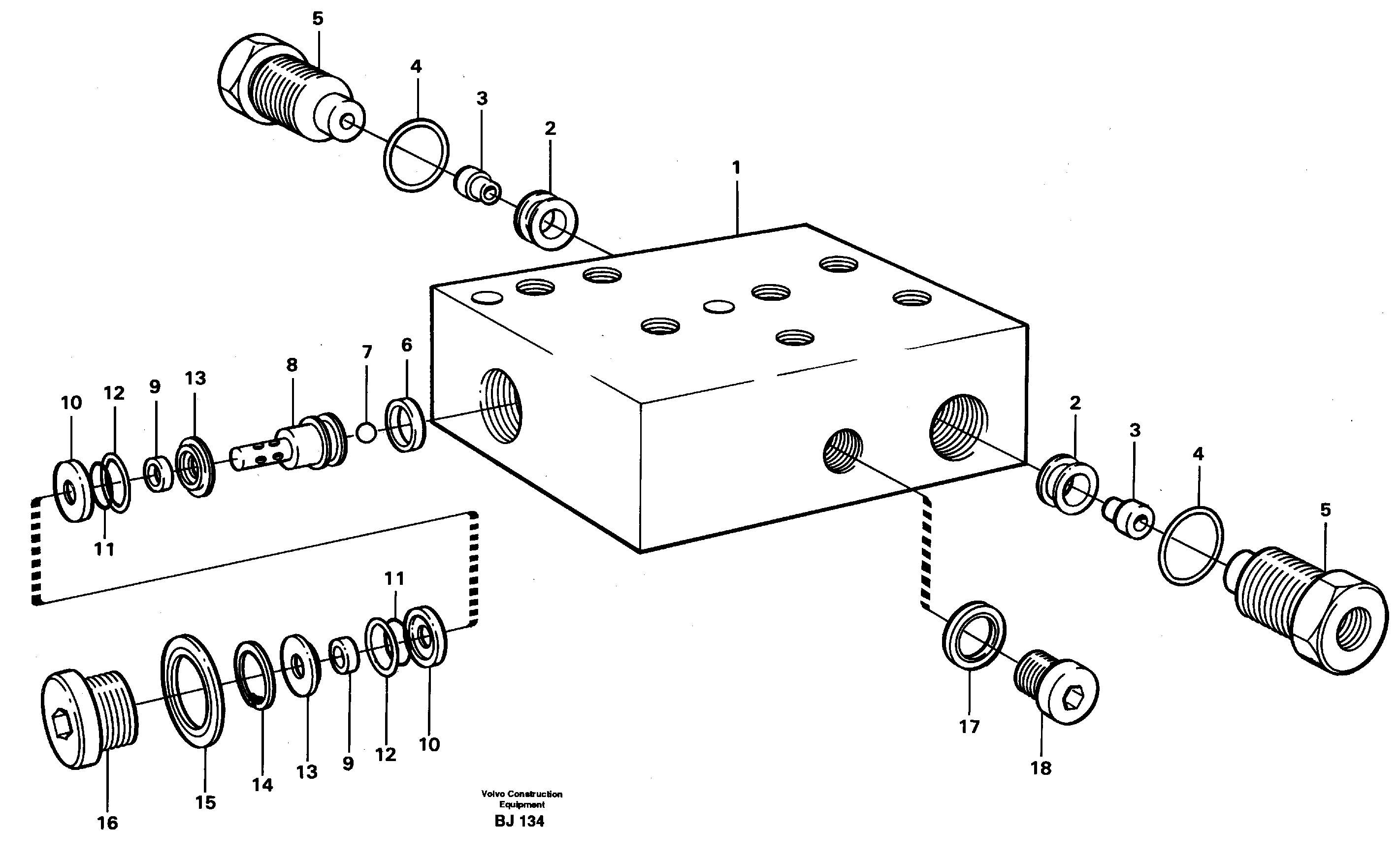 Схема запчастей Volvo A30C - 22739 Air valve A30C VOLVO BM VOLVO BM A30C SER NO - 2320/- 2275, USA