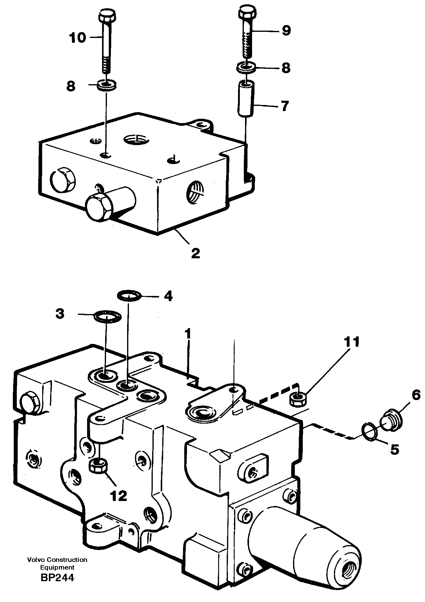 Схема запчастей Volvo A30C - 44323 Steering unit A30C