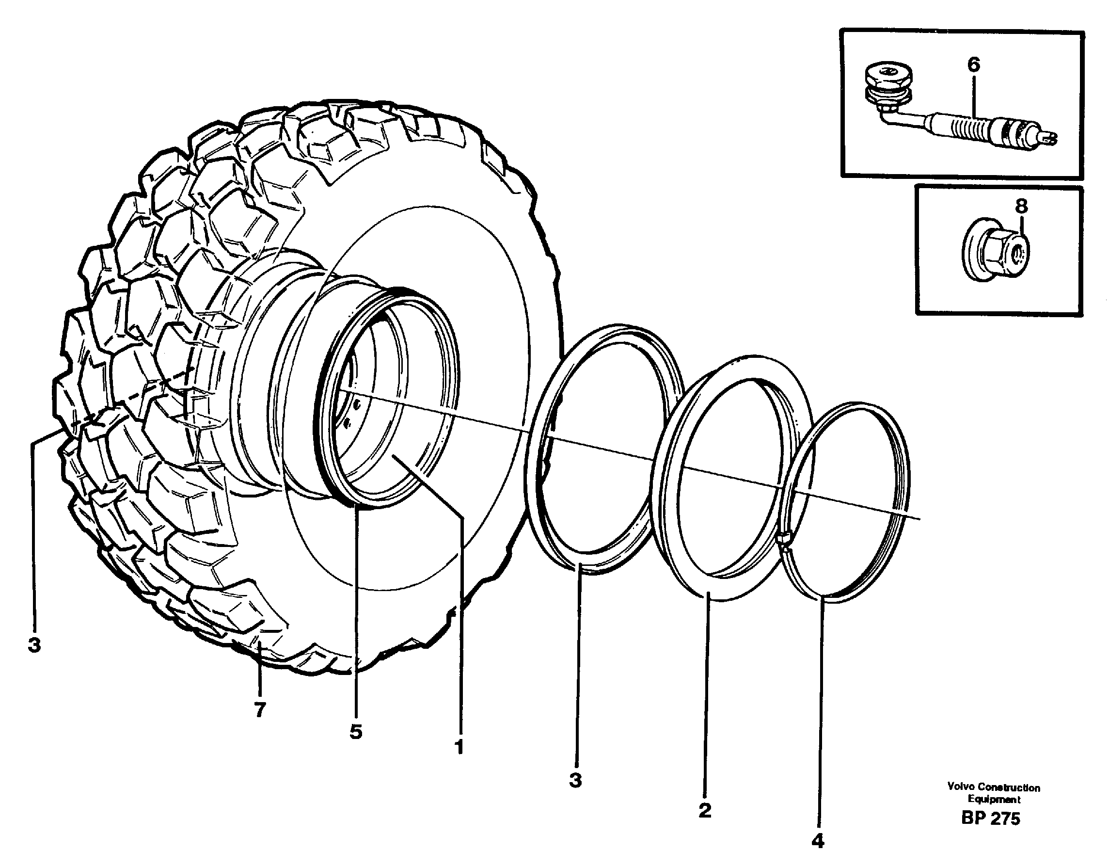 Схема запчастей Volvo A30C - 29487 Wheel A30C