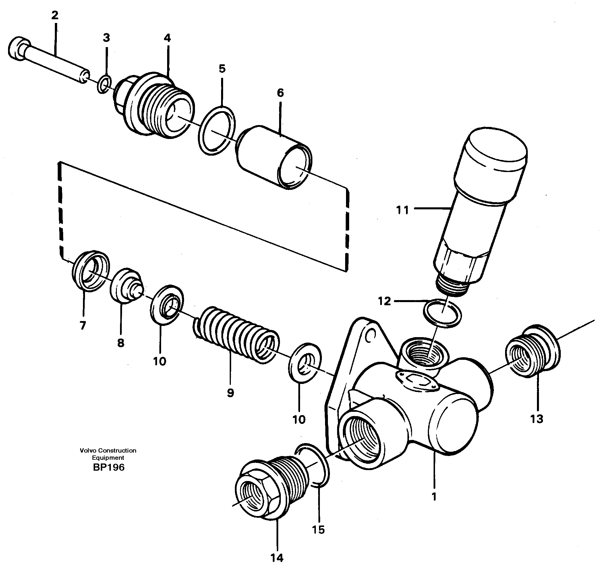 Схема запчастей Volvo A30C - 105717 Feed pump A30C