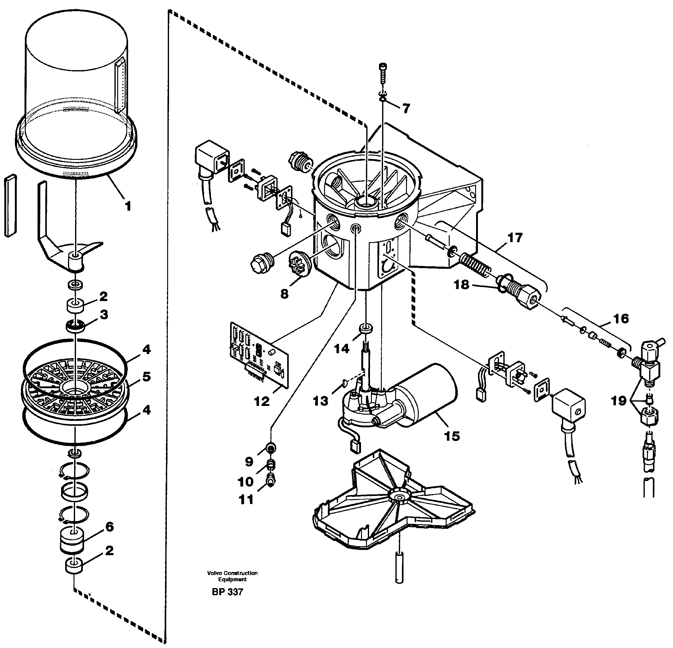 Схема запчастей Volvo A30C - 31683 Насос A30C