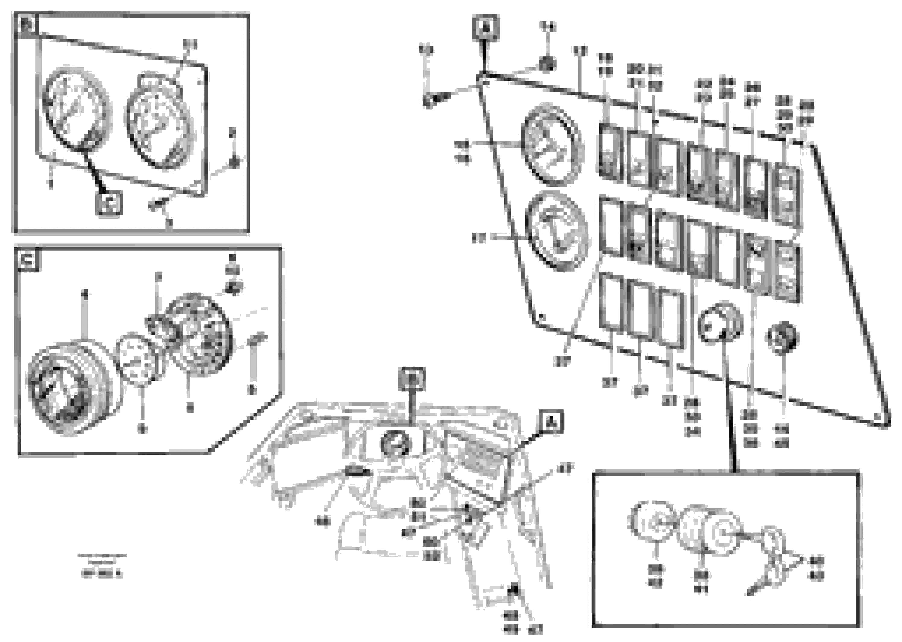 Схема запчастей Volvo A30C - 66887 Instrument panel A30C