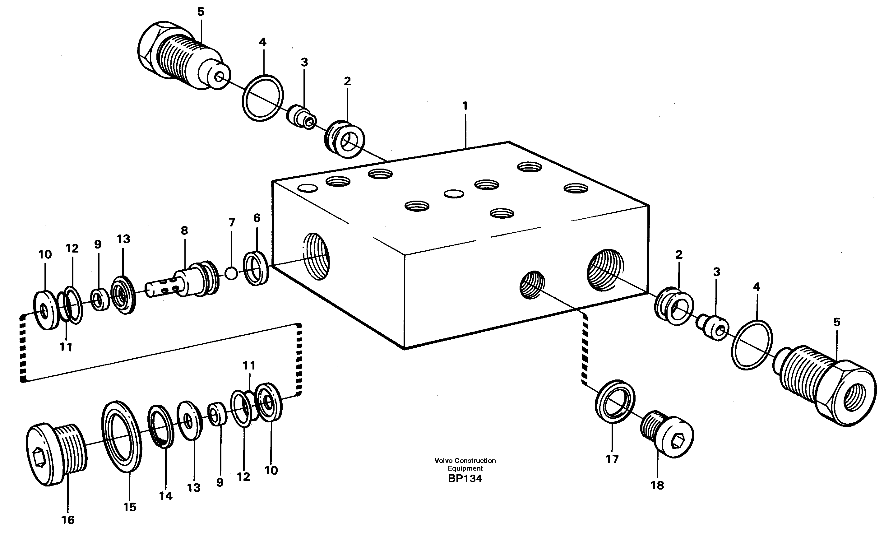 Схема запчастей Volvo A30C - 19037 Air valve A30C