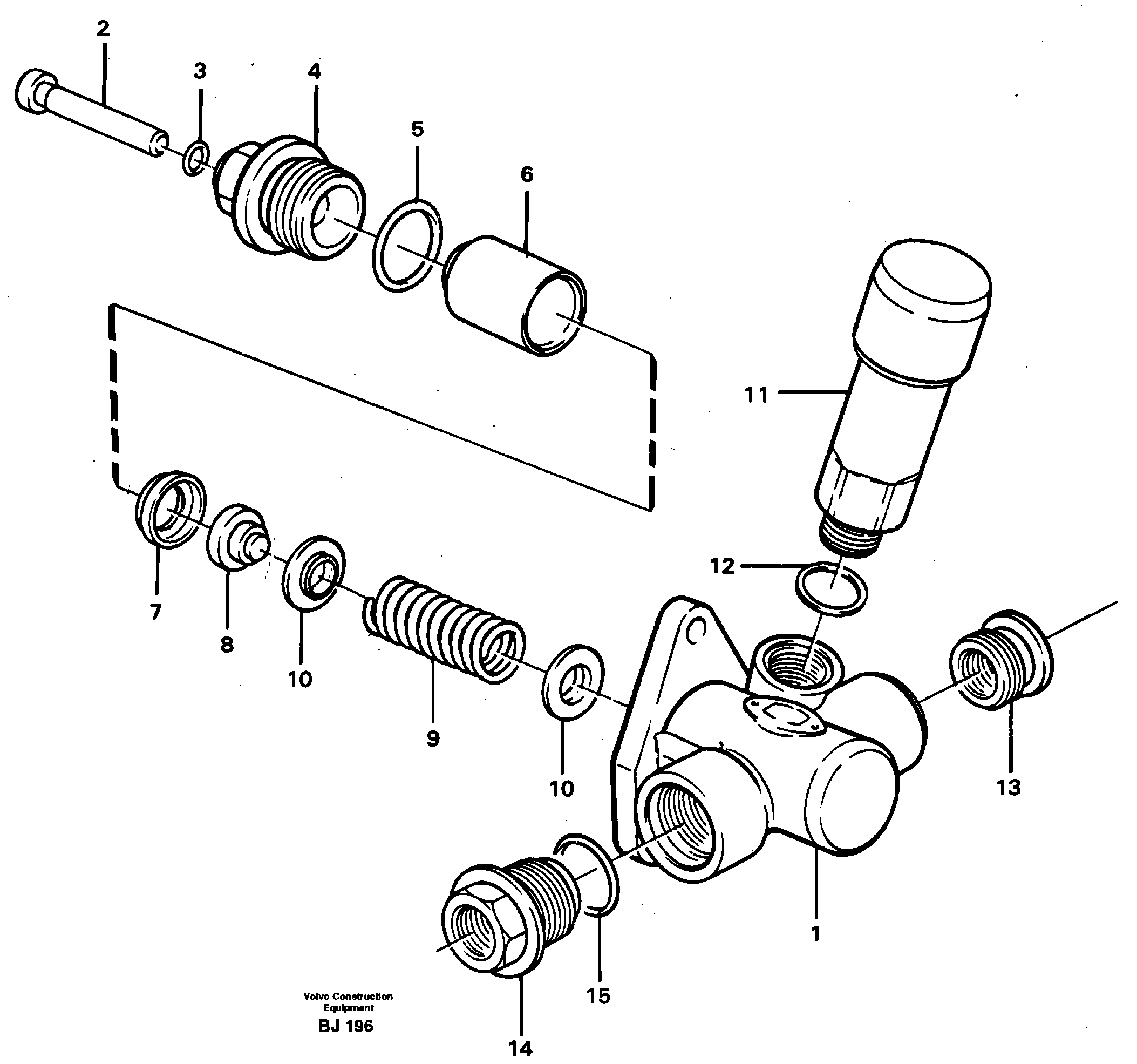 Схема запчастей Volvo A30C - 94433 Feed pump A30C VOLVO BM VOLVO BM A30C SER NO - 2320/- 2275, USA