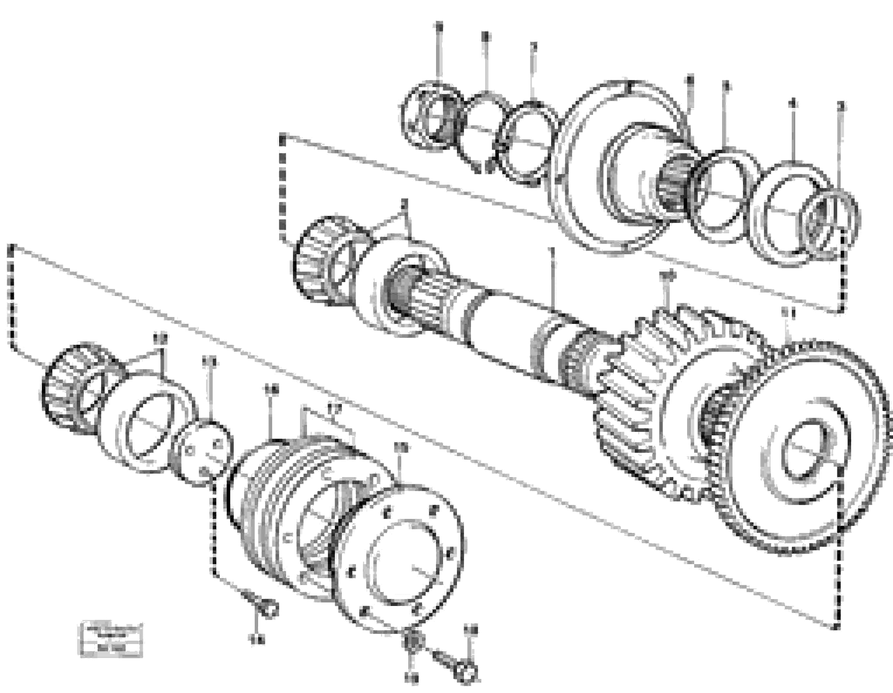 Схема запчастей Volvo A20C - 51546 Upper shaft A20C VOLVO BM VOLVO BM A20C SER NO - 3051