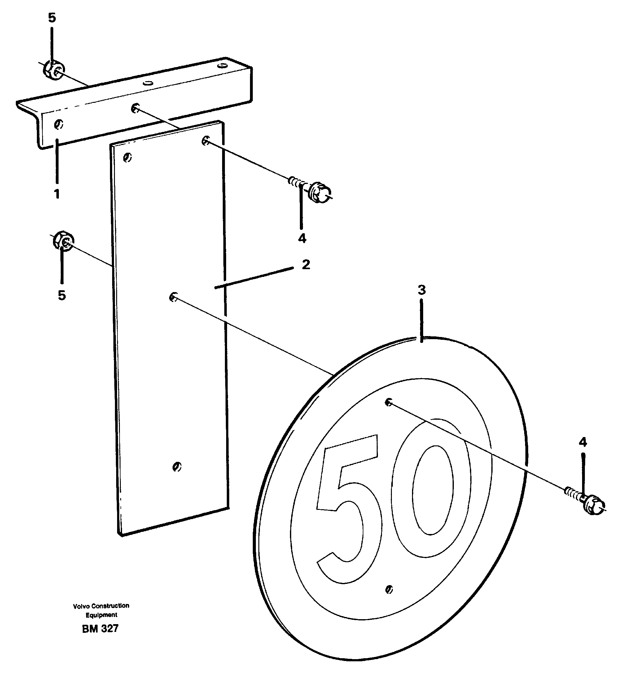 Схема запчастей Volvo A20C - 21793 50-sign A20C SER NO 3052-