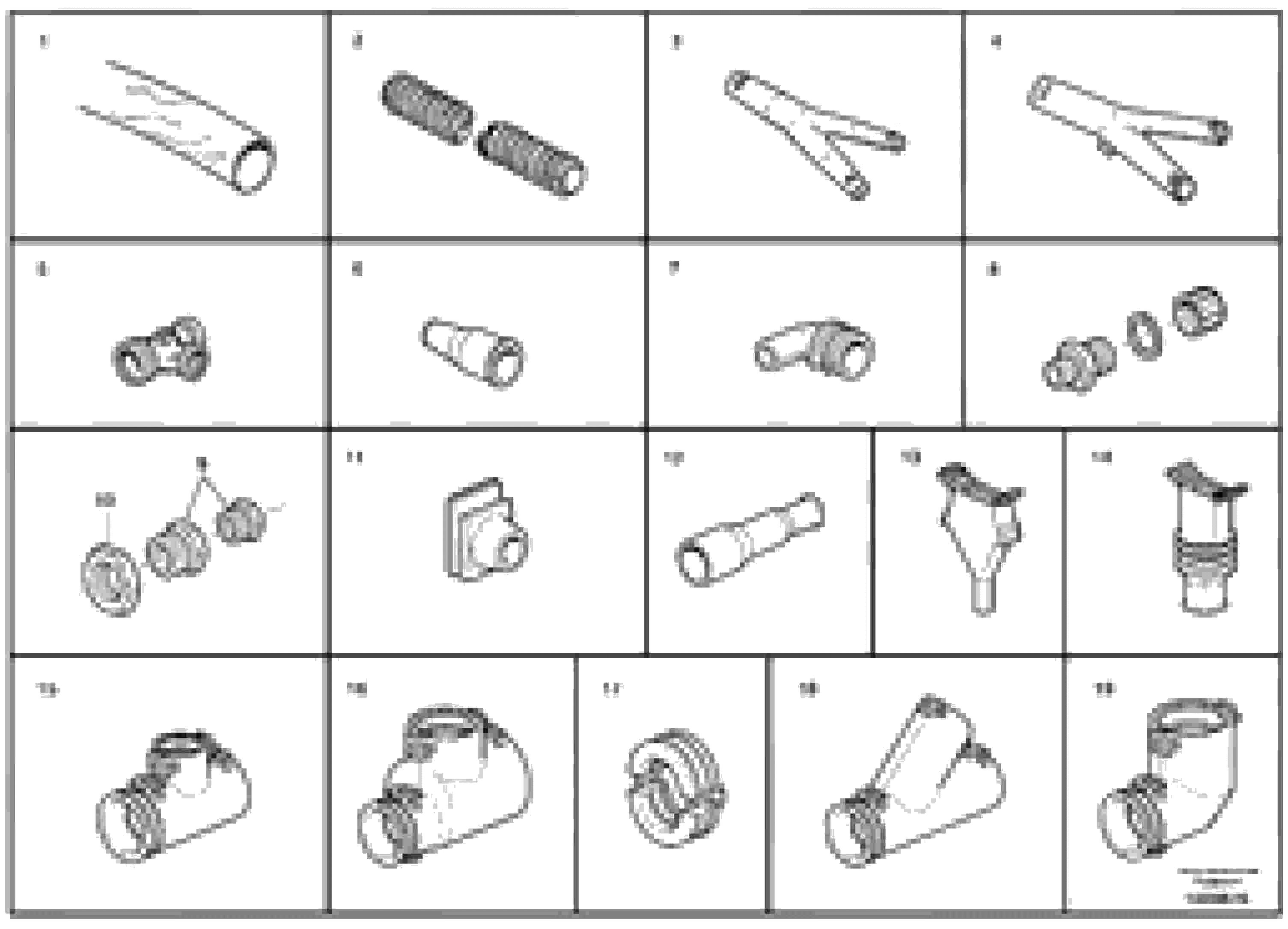 Схема запчастей Volvo A20C - 47515 Hose and manifold A20C VOLVO BM VOLVO BM A20C SER NO - 3051