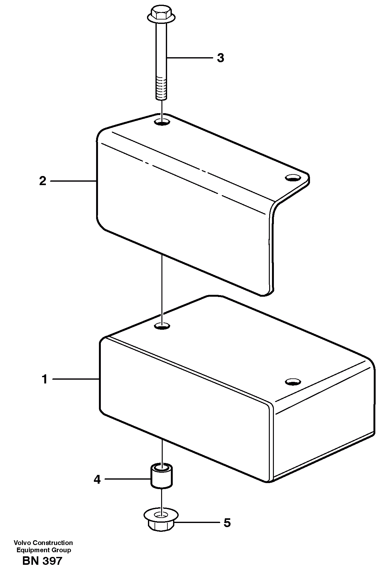 Схема запчастей Volvo A25C - 23552 Back-up warning unit A25C