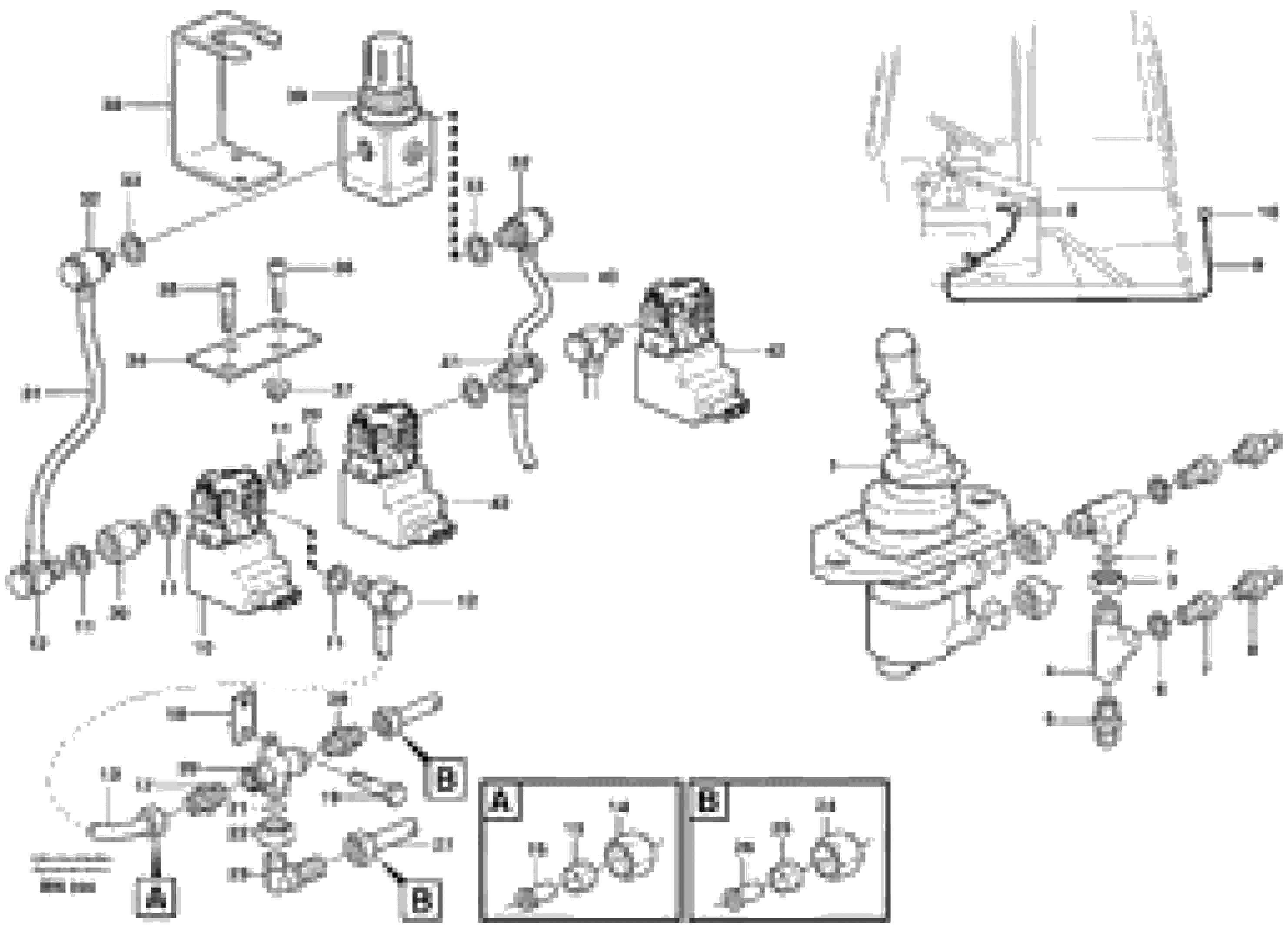 Схема запчастей Volvo A25C - 64288 Load and dump brake A25C