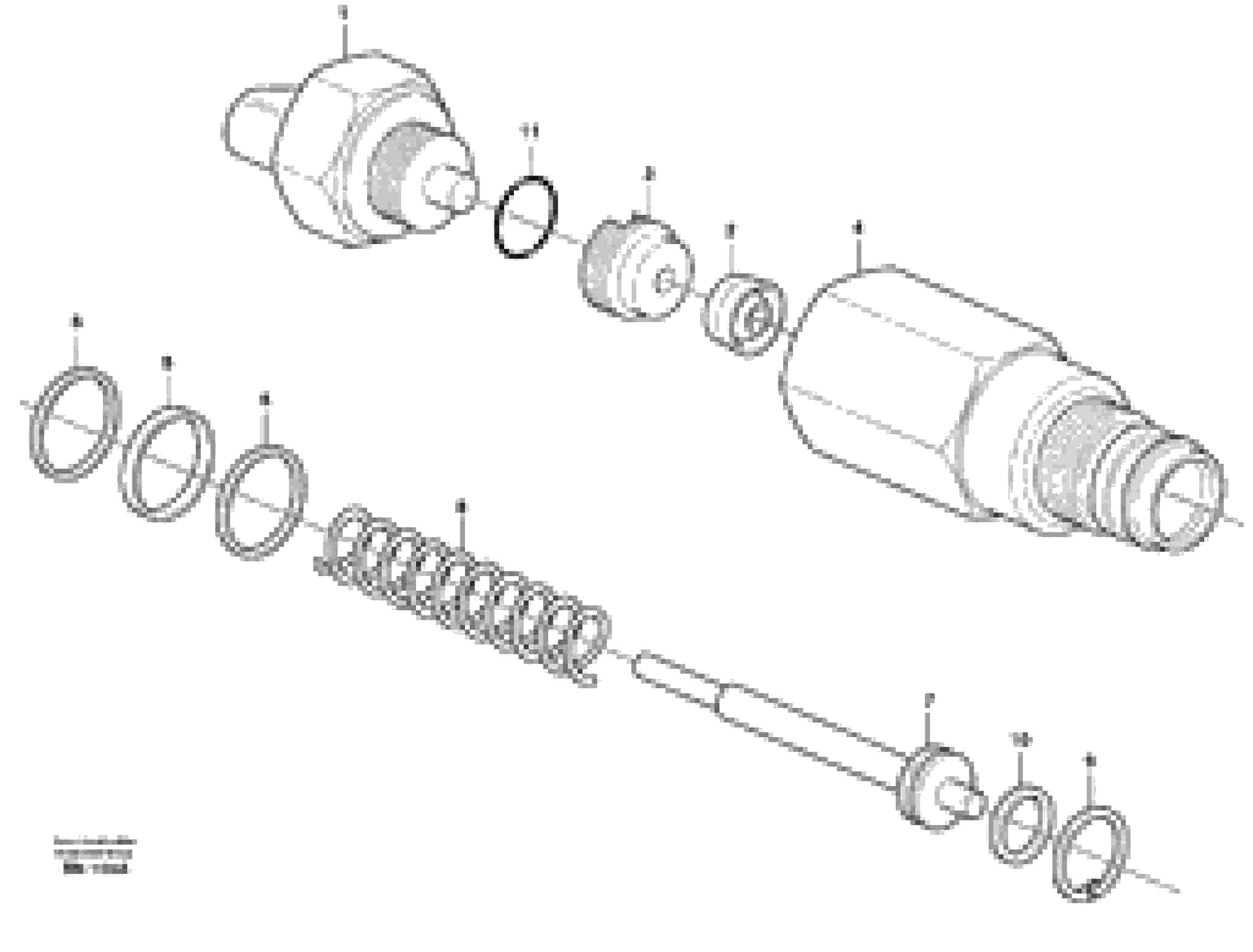 Схема запчастей Volvo A25C - 31849 Pressure sensor A25C