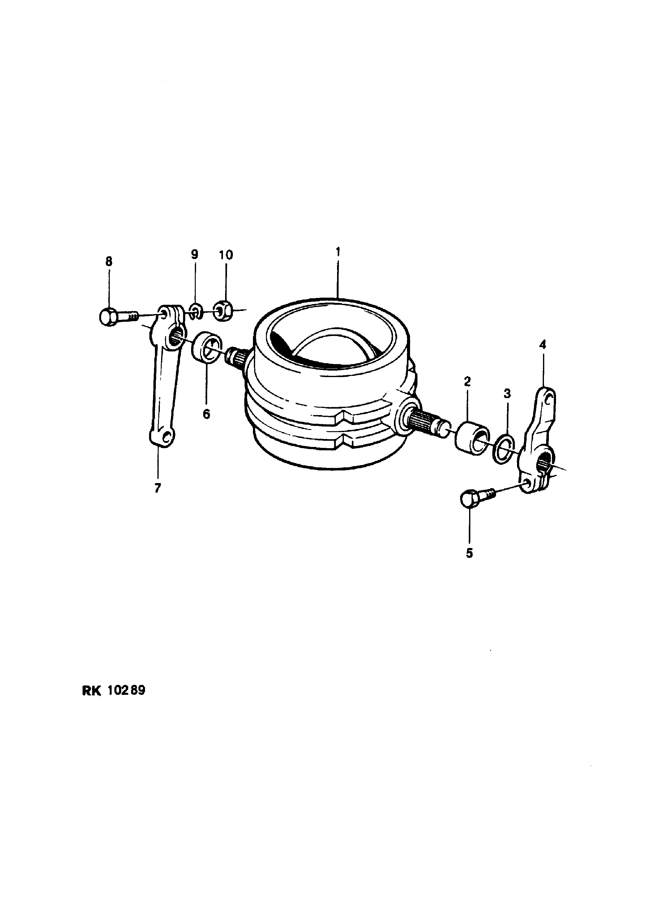 Схема запчастей Volvo 861 861 - 13000 Baffle housing 