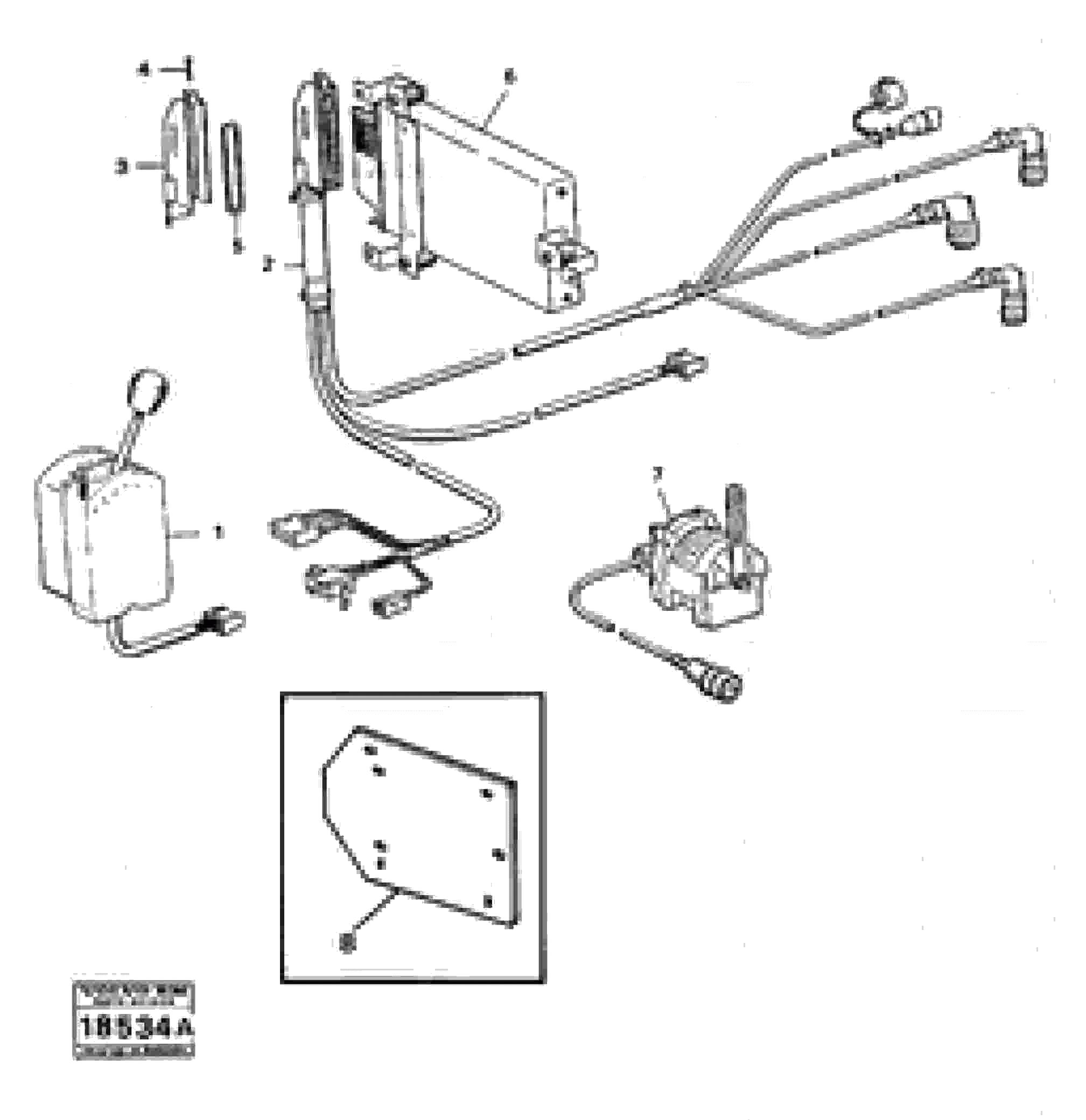 Схема запчастей Volvo 5350B Volvo BM 5350B SER NO 2229 - 3999 - 72218 Peripherie parts 