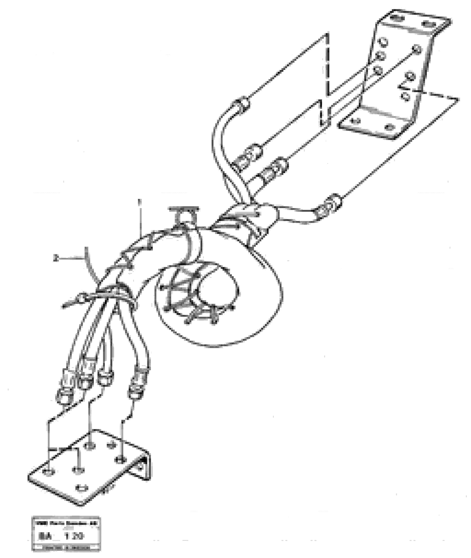 Схема запчастей Volvo A20 VOLVO BM A20 - 19324 Protecting capping 