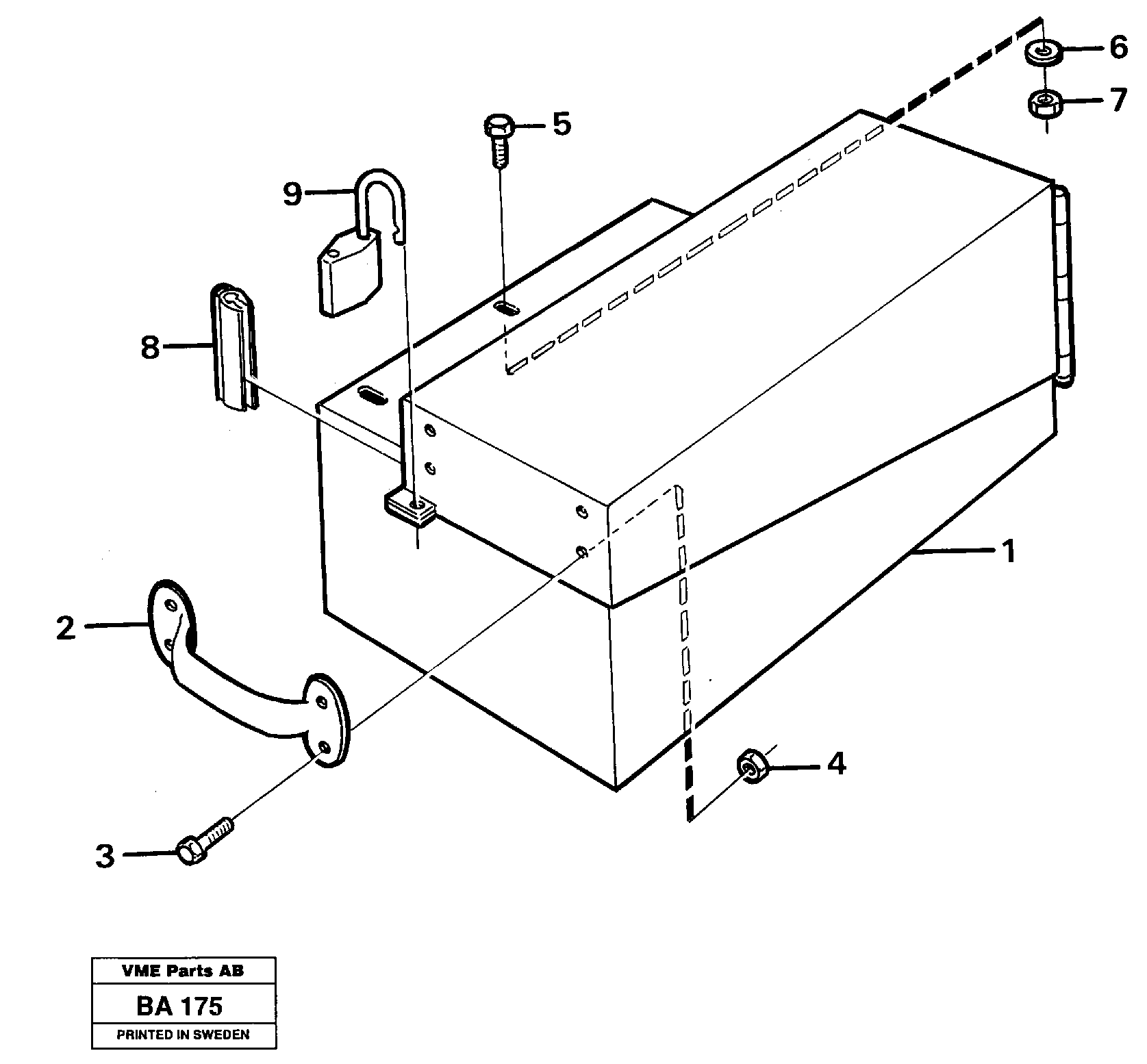 Схема запчастей Volvo A20 VOLVO BM A20 - 22174 Toolbox 