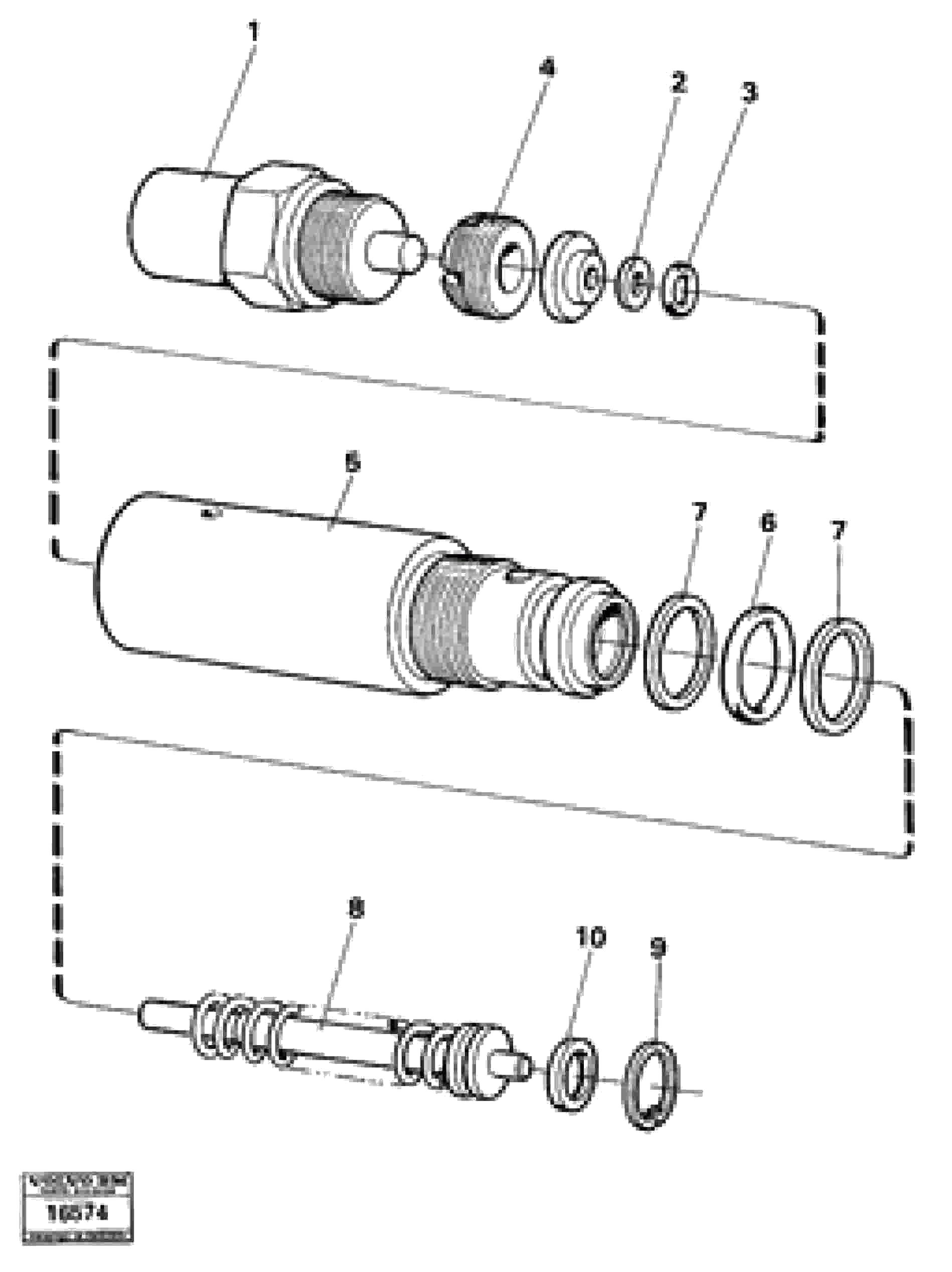 Схема запчастей Volvo A25 VOLVO BM VOLVO BM A25 - 4935 Pressure sensor 