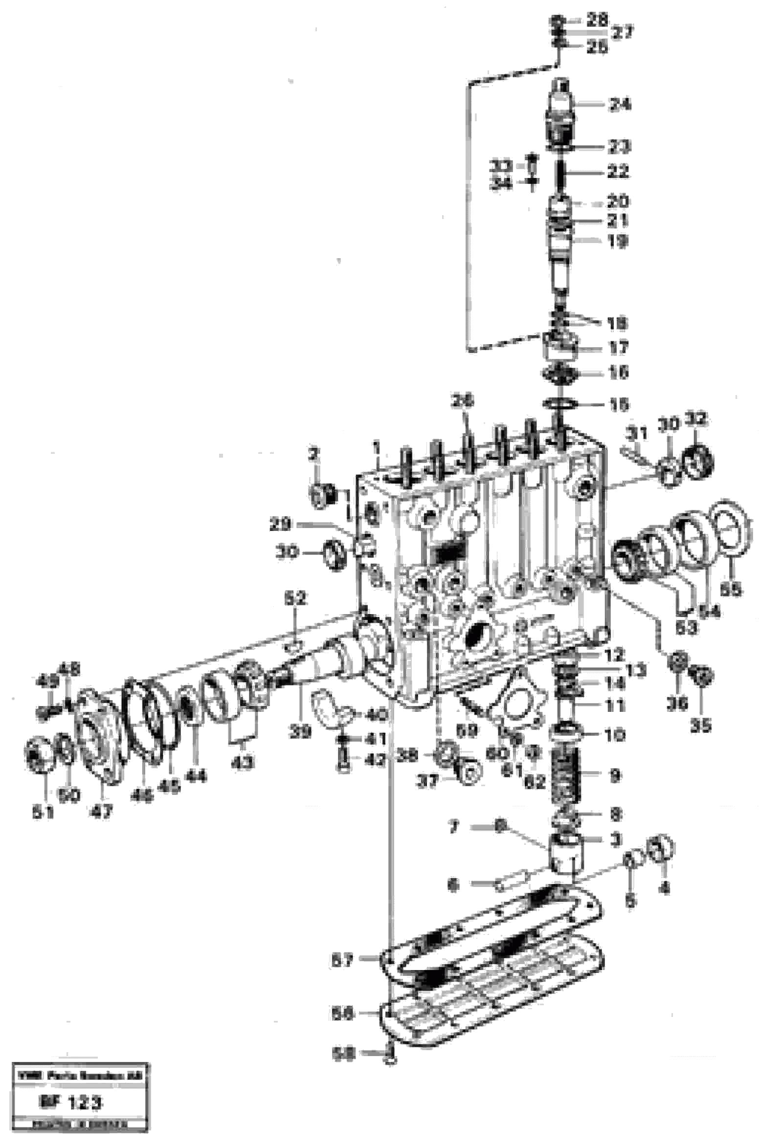 Схема запчастей Volvo A25B A25B - 89290 Насос 