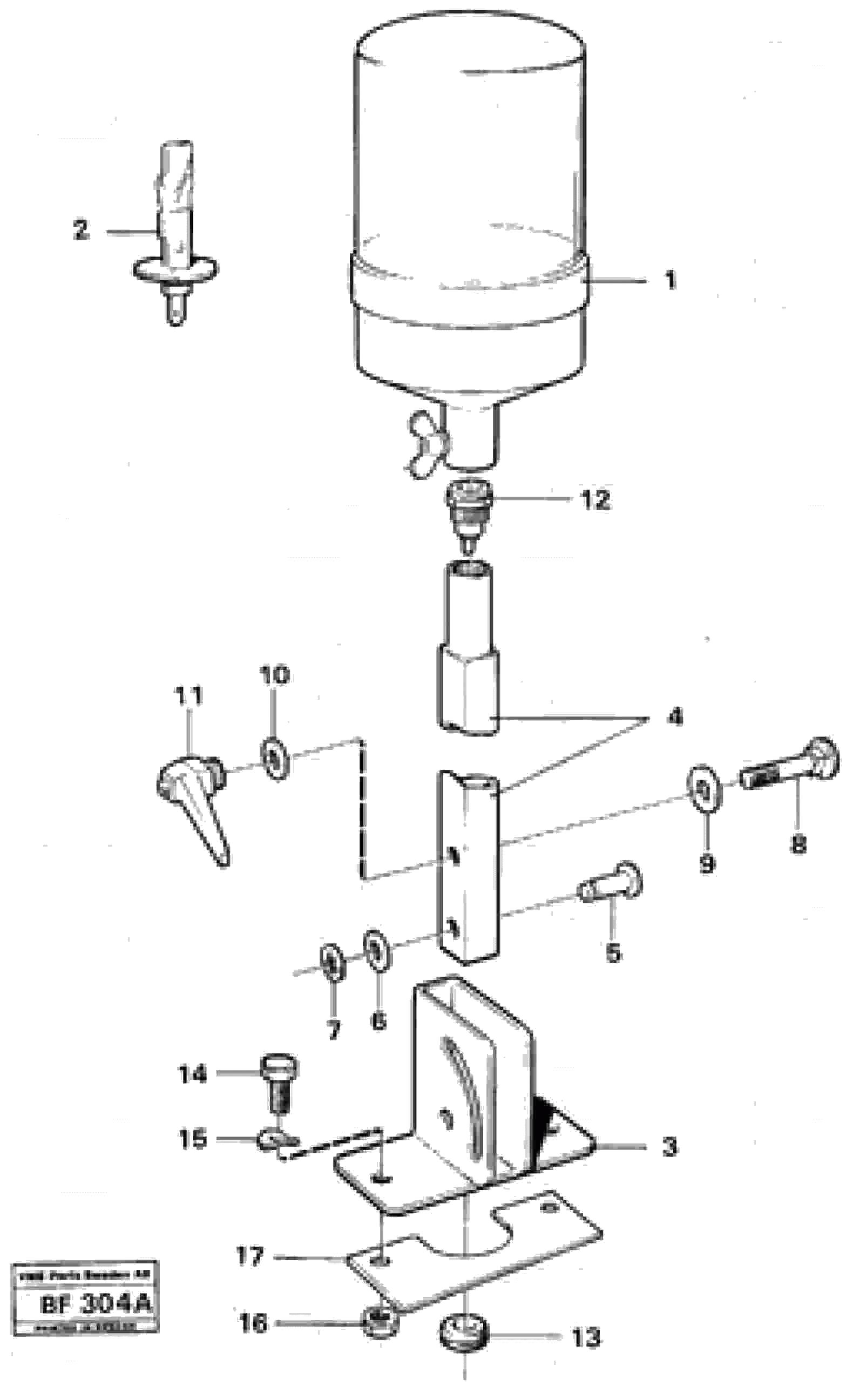 Схема запчастей Volvo A25B A25B - 49320 Rotating beacon 