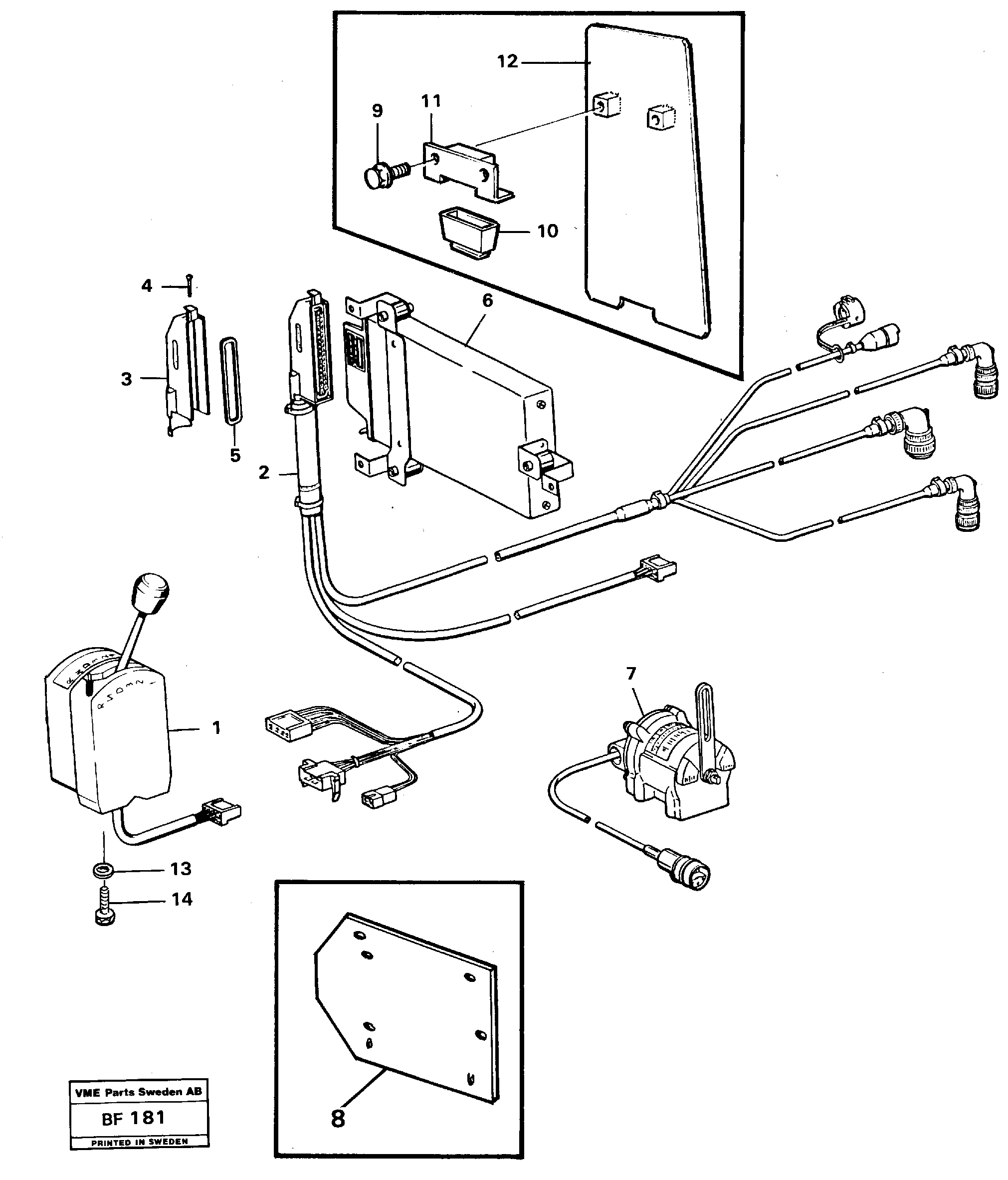 Схема запчастей Volvo A25B A25B - 67786 Peripherie parts 