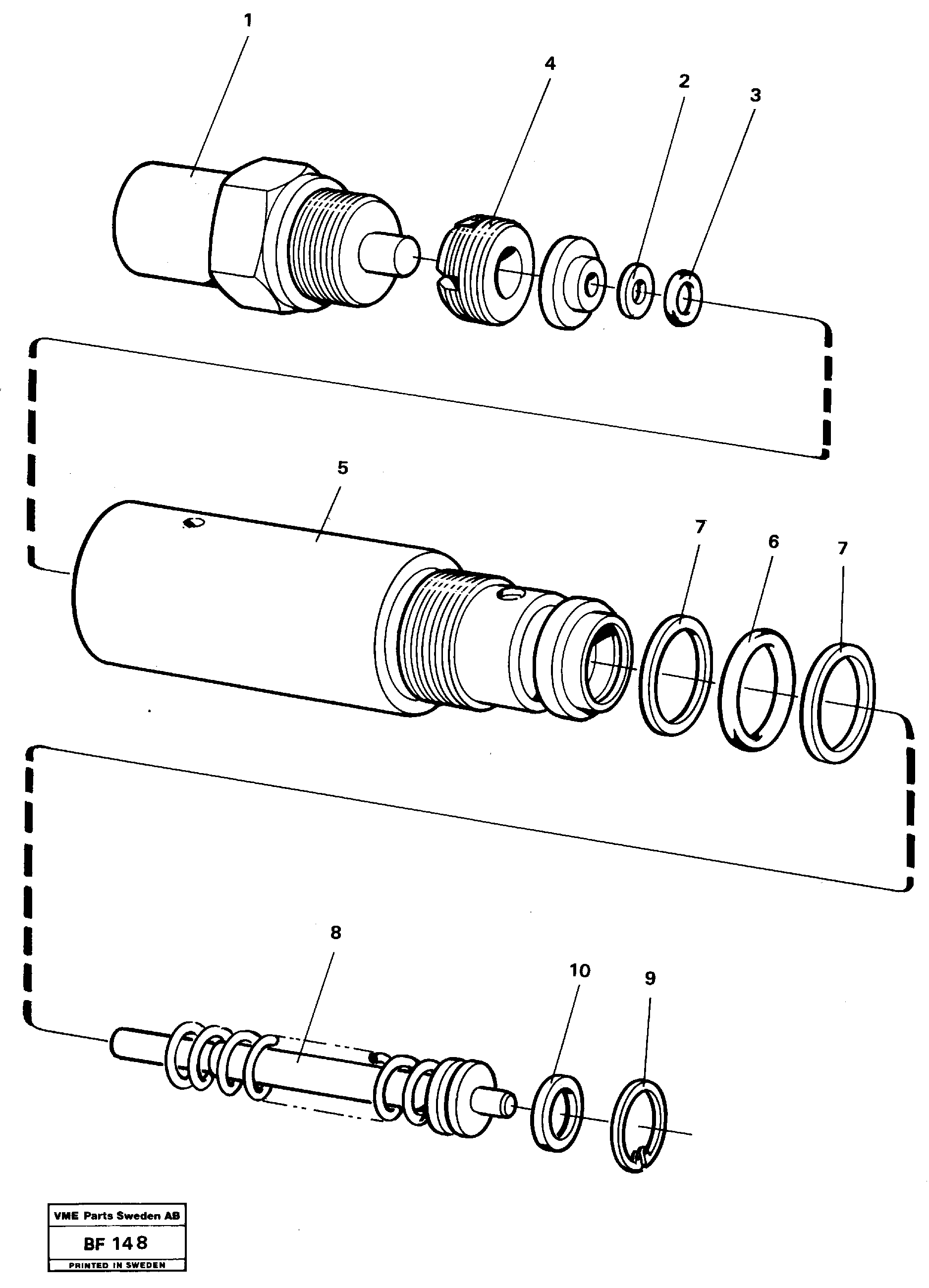 Схема запчастей Volvo A25B A25B - 45802 Pressure sensor 