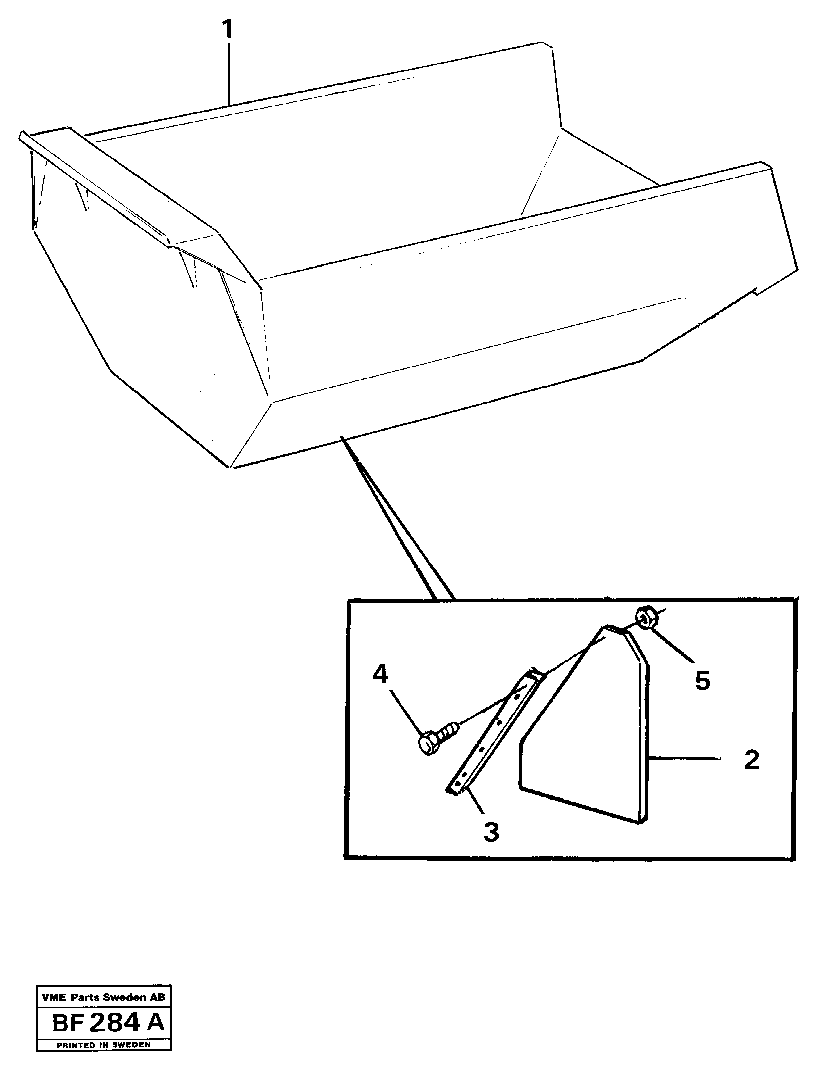 Схема запчастей Volvo A25B A25B - 21846 Mudflap rear 