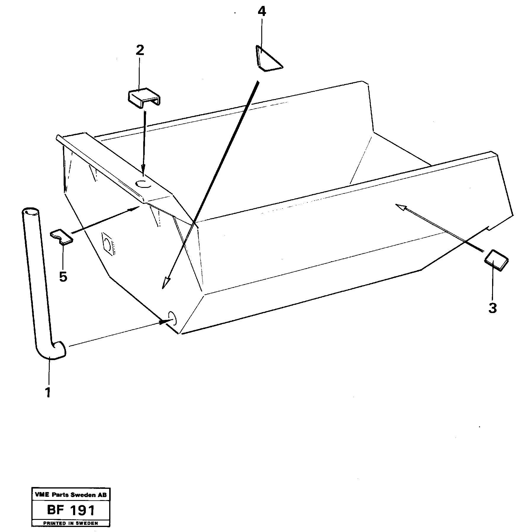 Схема запчастей Volvo A25B A25B - 44830 Exhaust pipe 