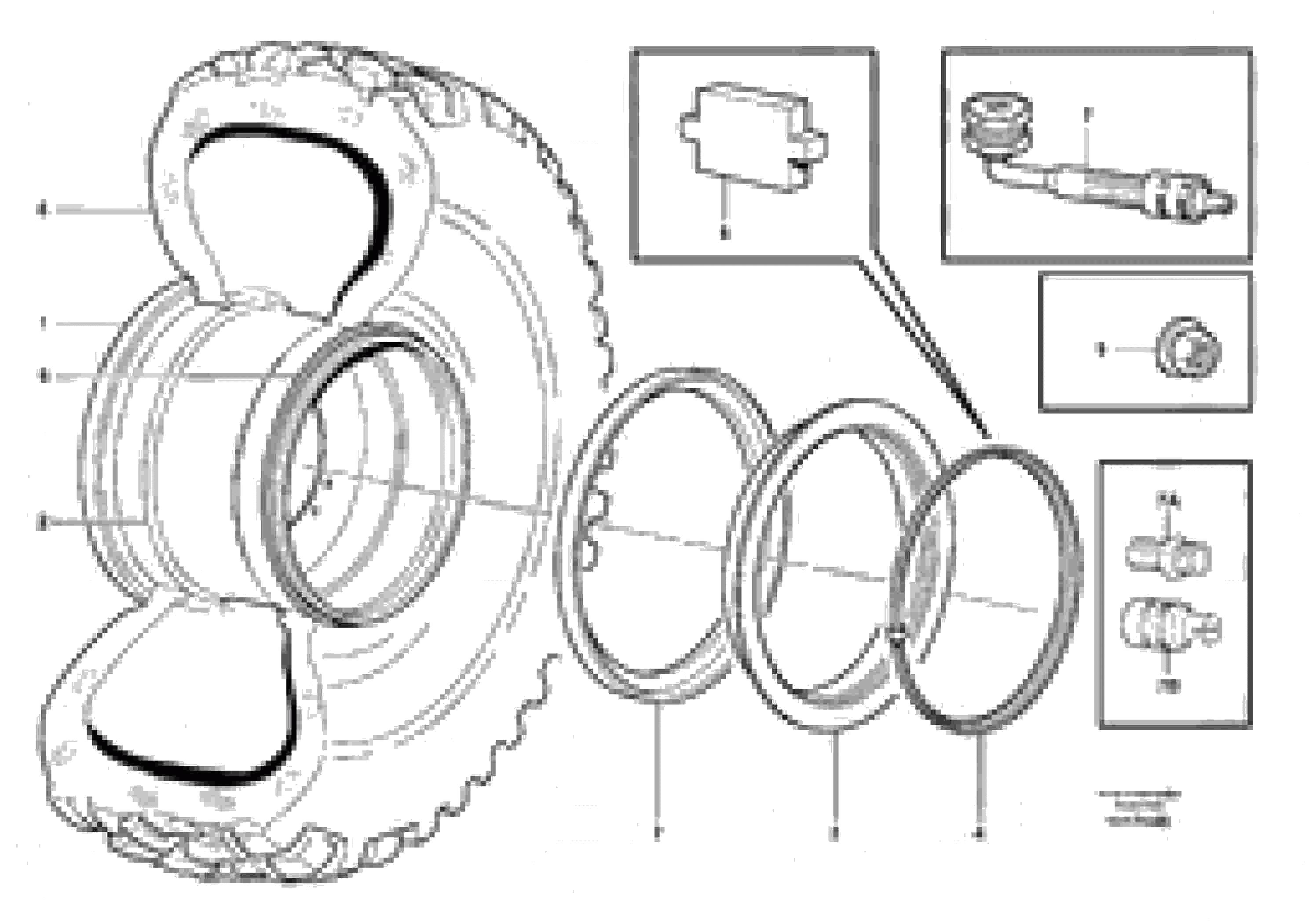 Схема запчастей Volvo A35D - 95196 Wheel 