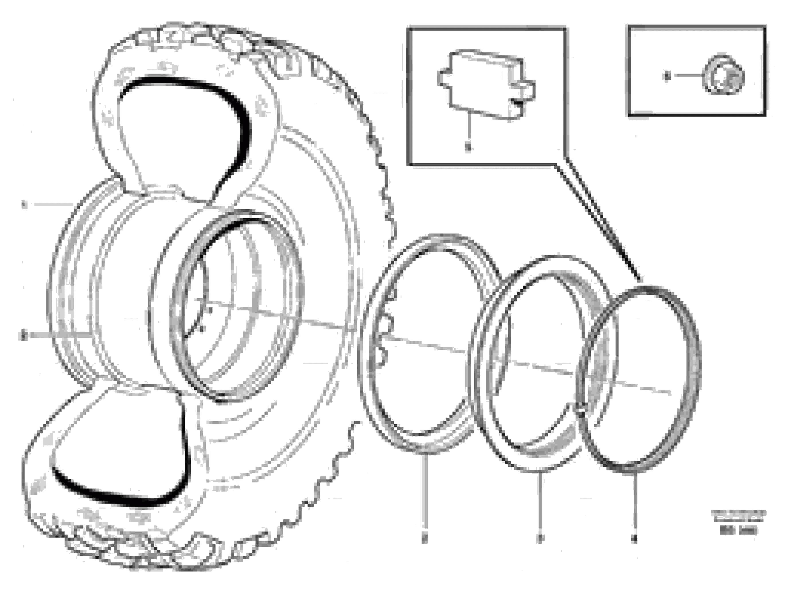 Схема запчастей Volvo A35D - 96975 Wheel 