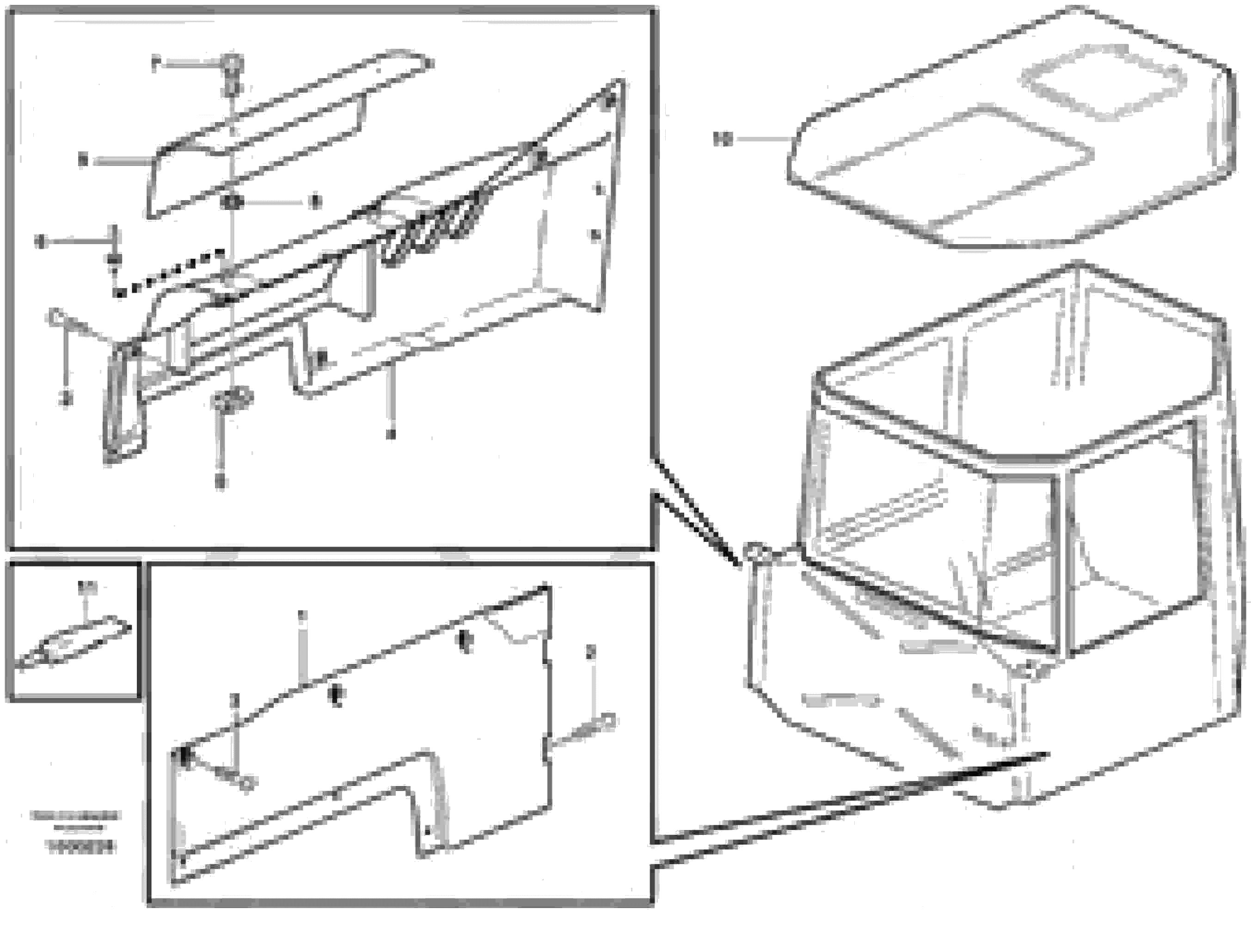 Схема запчастей Volvo A35D - 73534 Coverplates 