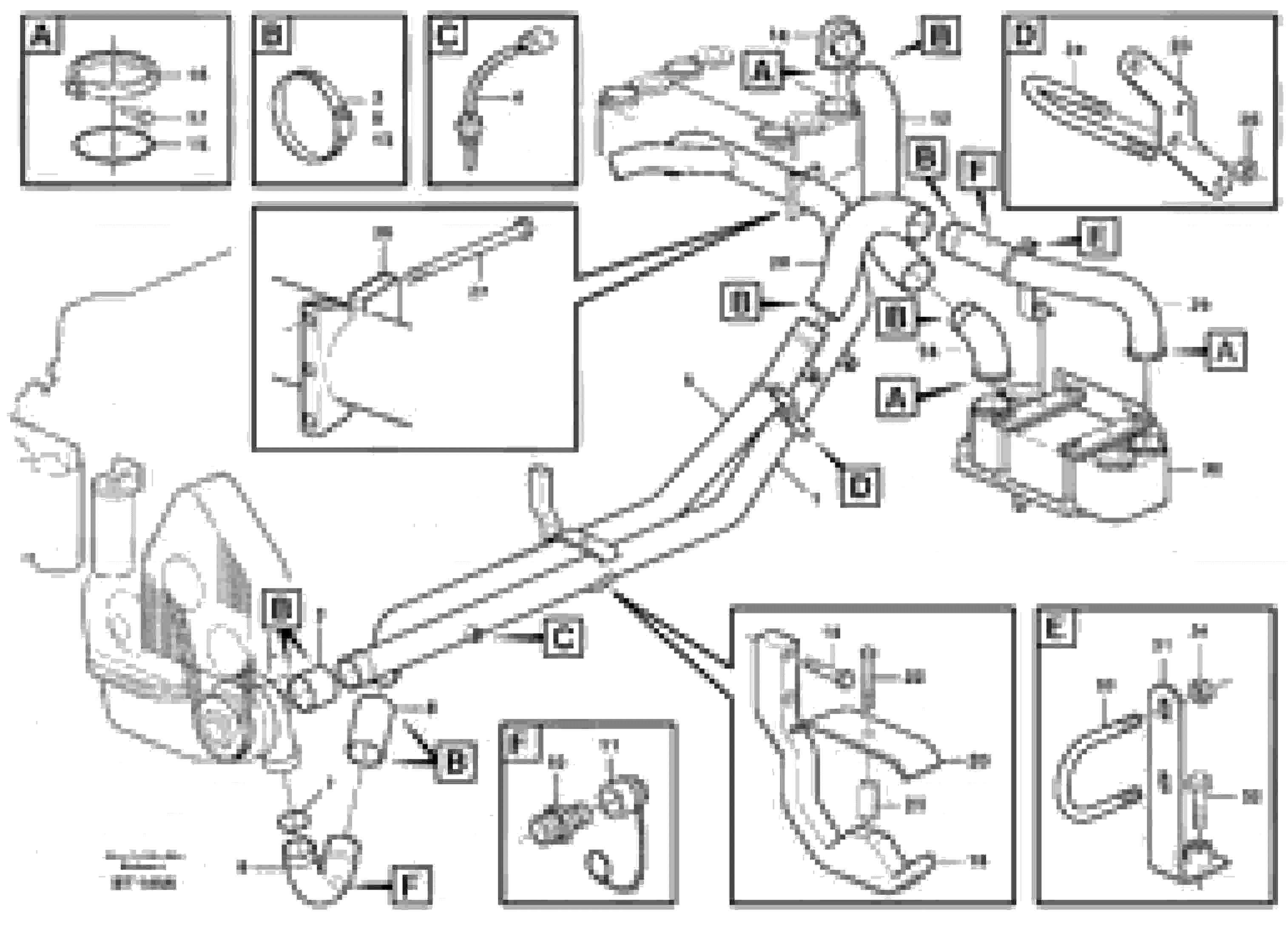 Схема запчастей Volvo A35D - 81691 Cooling system, secondary pump - converter 