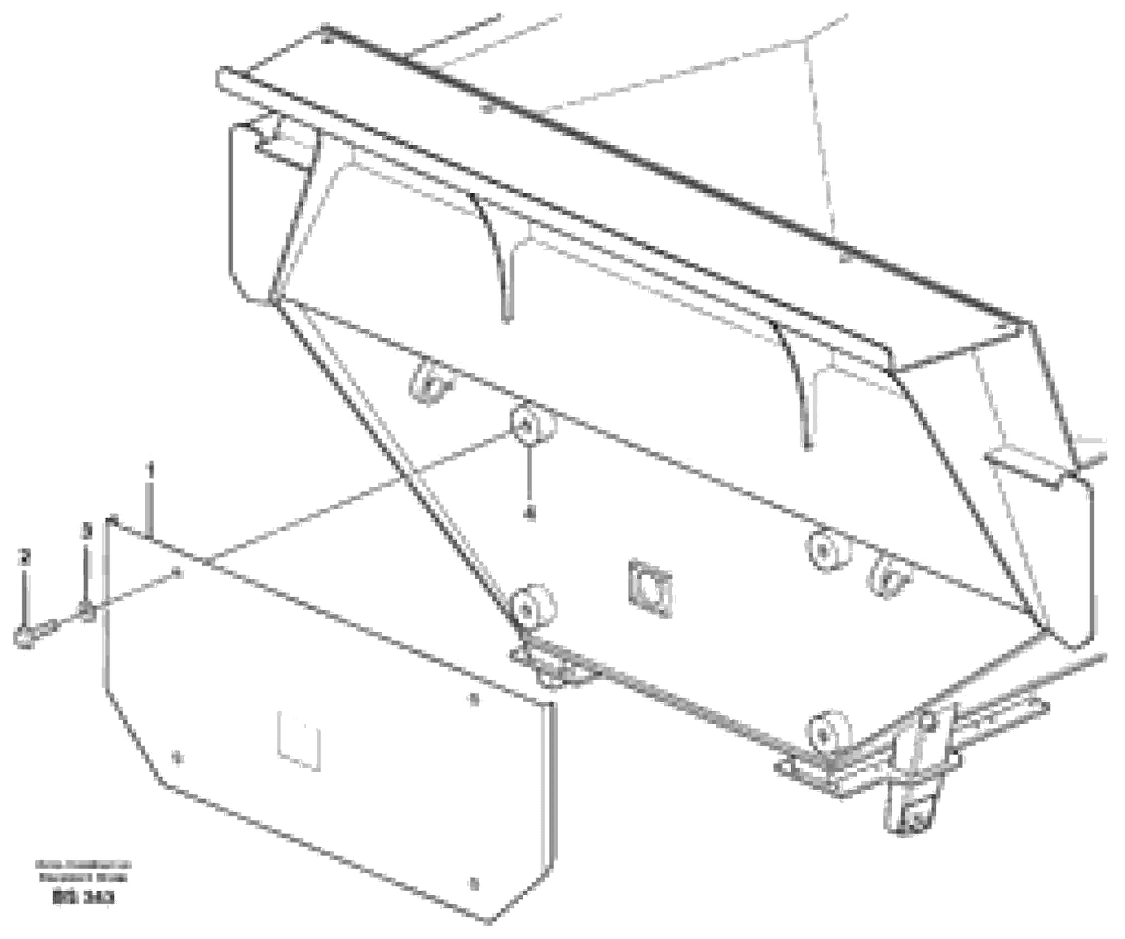 Схема запчастей Volvo A35D - 22988 Heat shield 