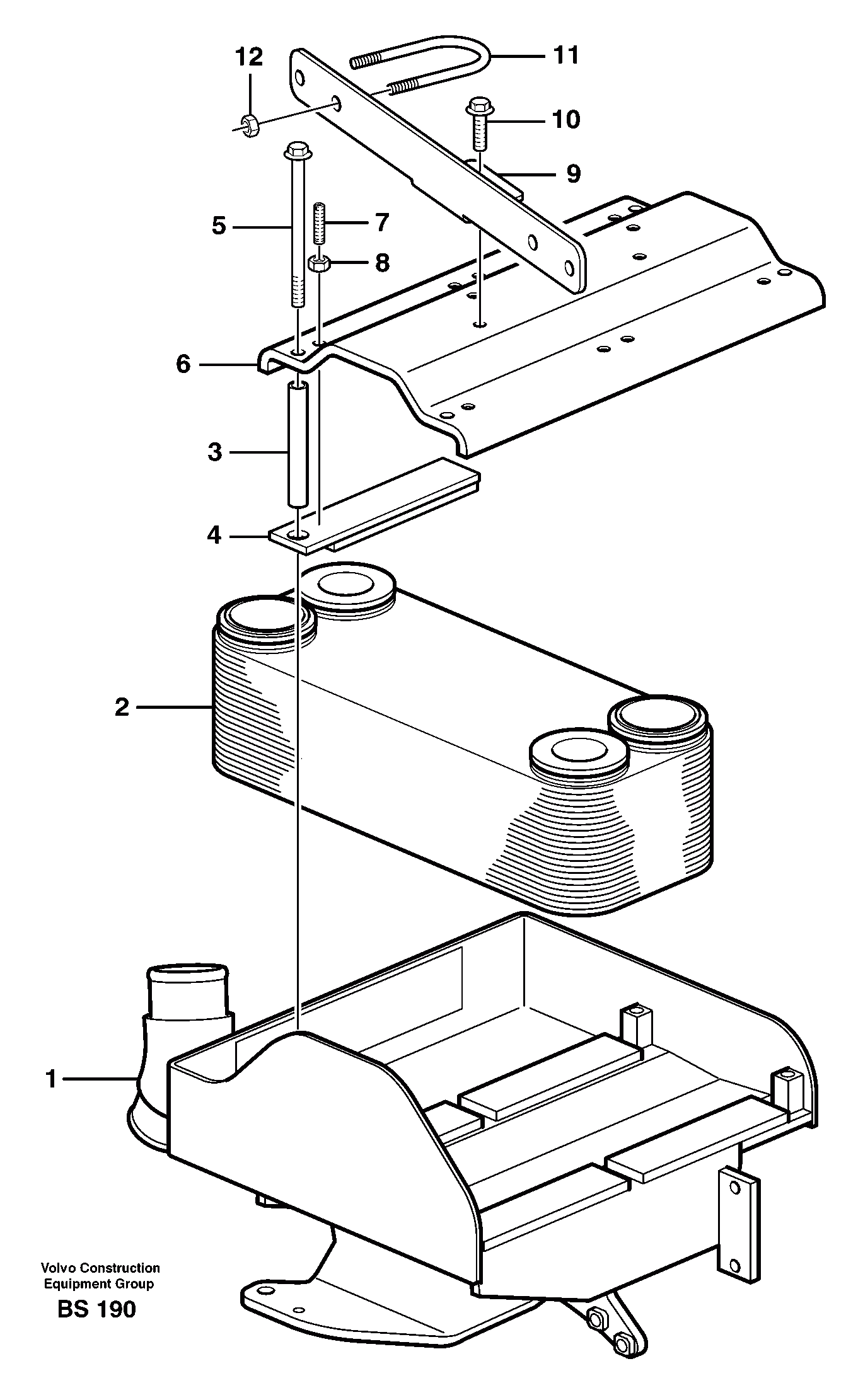 Схема запчастей Volvo A35D - 86293 Heat exchanger 