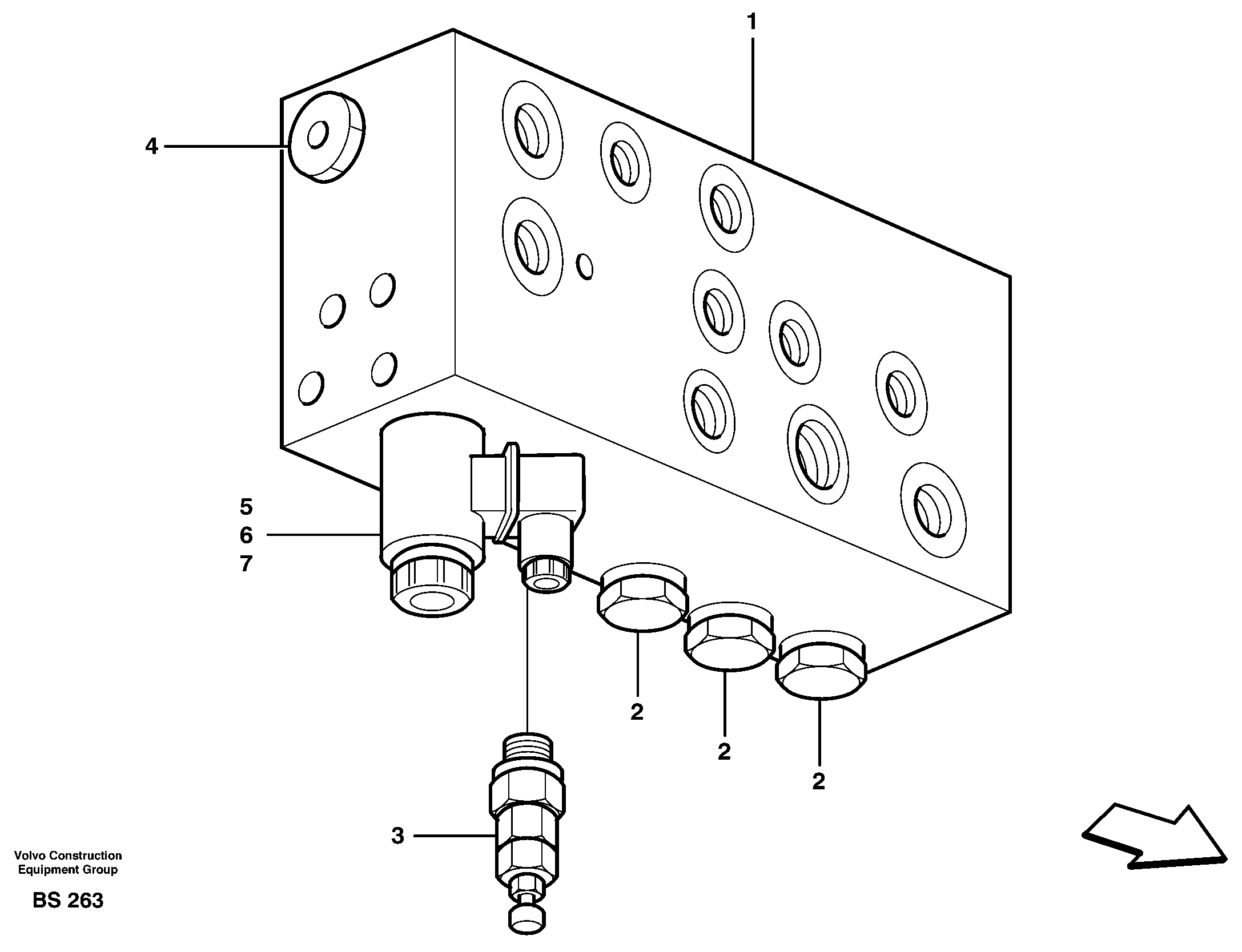 Схема запчастей Volvo A35D - 15020 Valve housing 