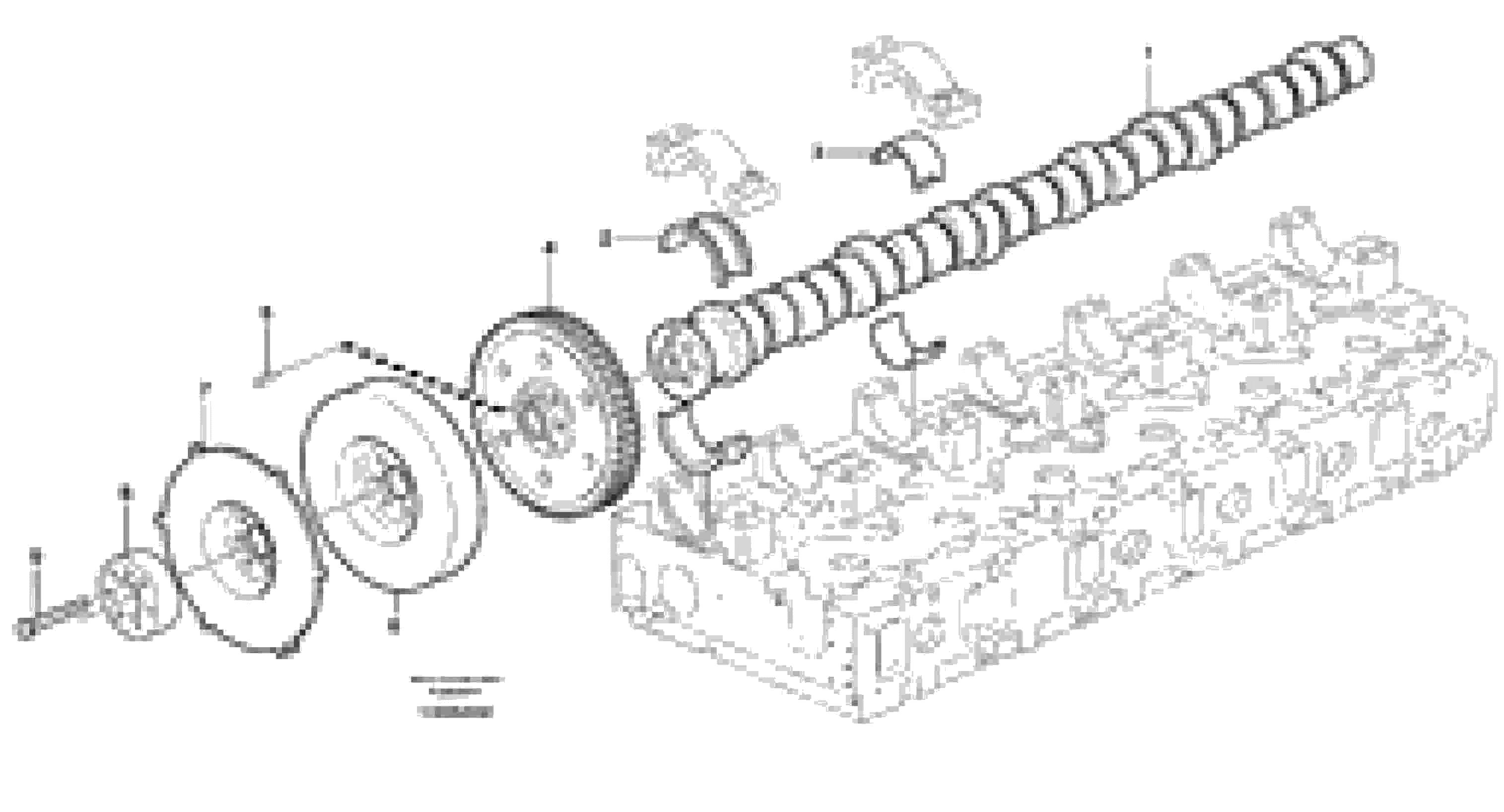 Схема запчастей Volvo A35D - 64488 Распредвал 