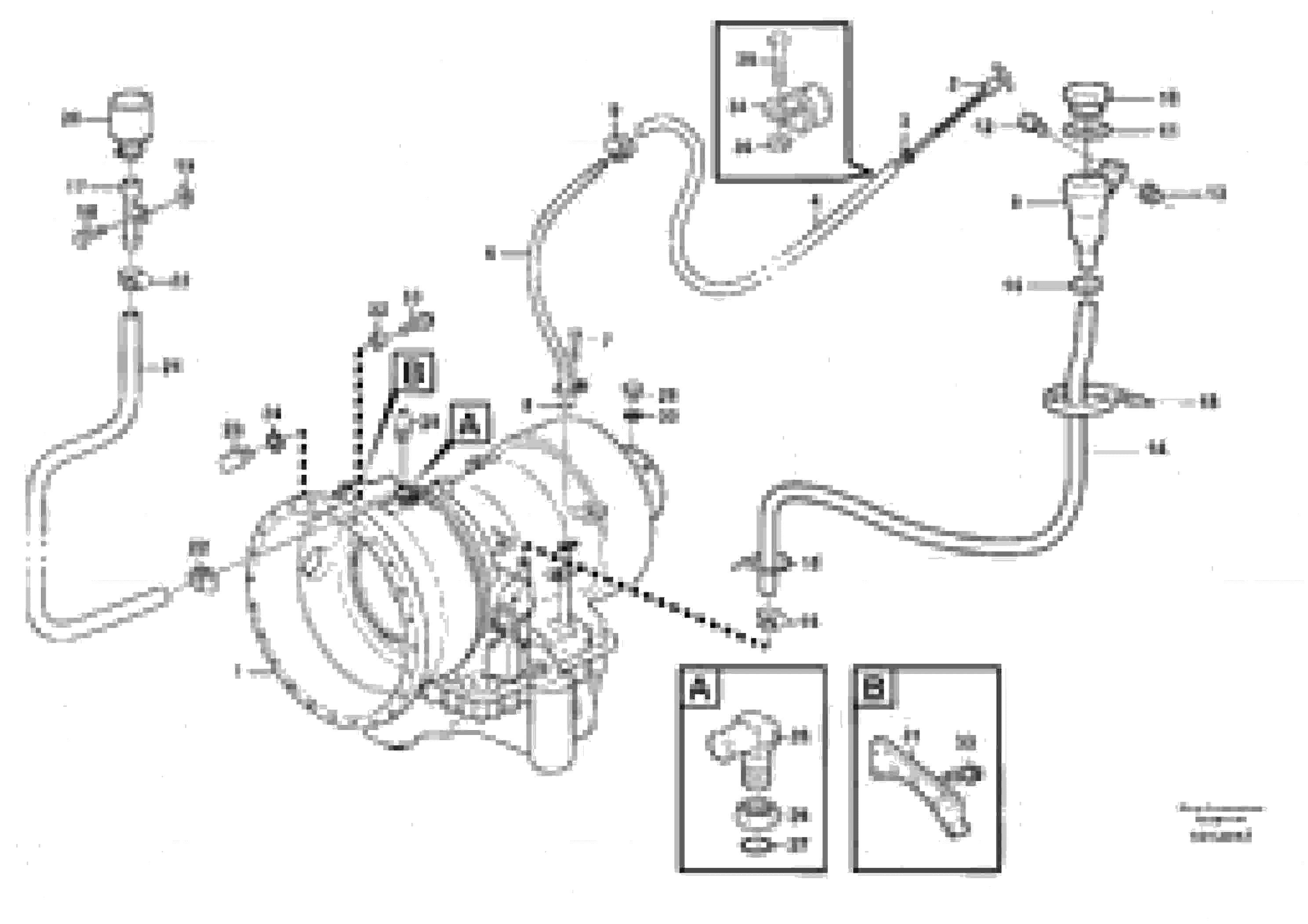 Схема запчастей Volvo A40D - 86538 Power transmission 