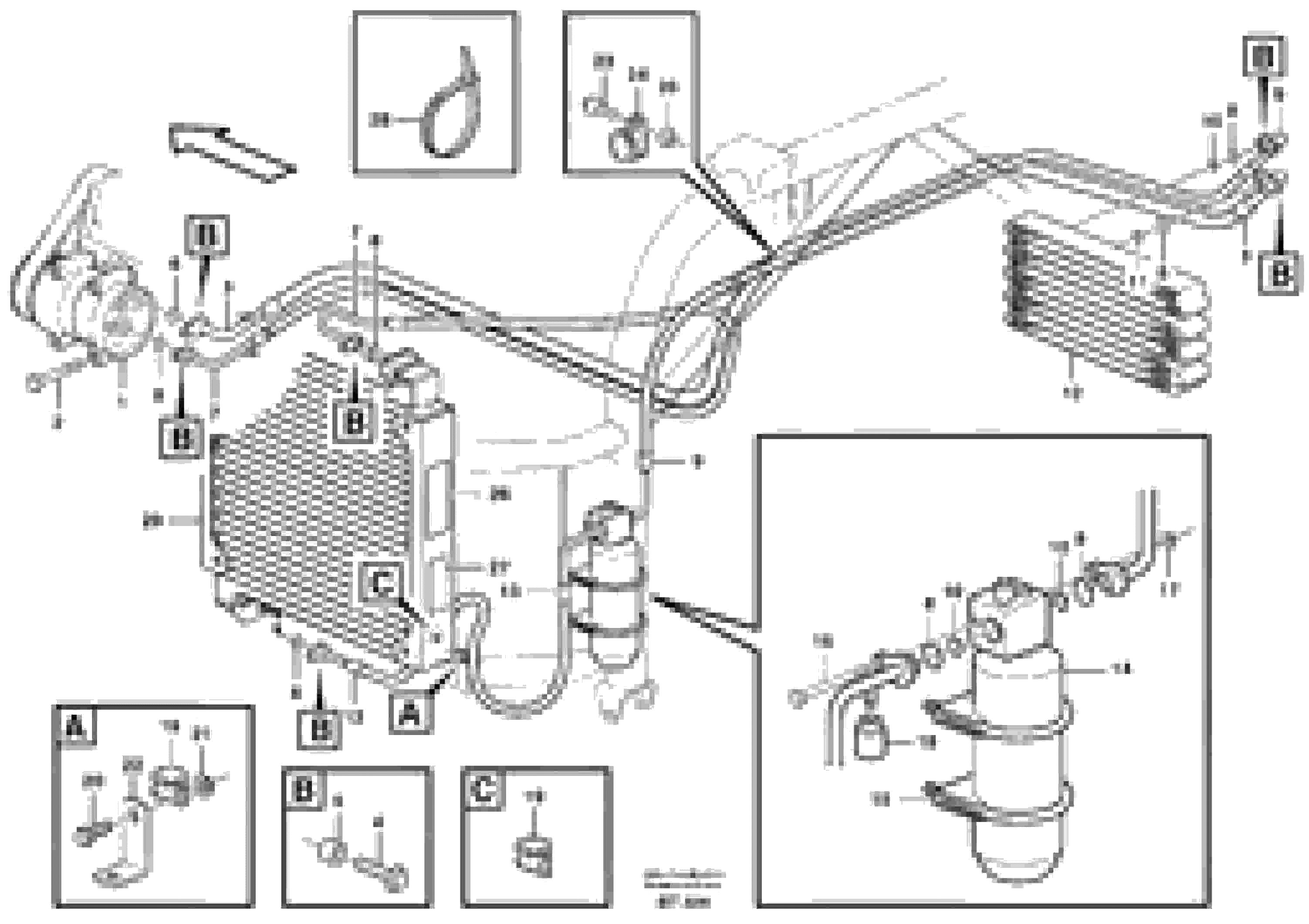 Схема запчастей Volvo A40D - 36515 Air conditioning 