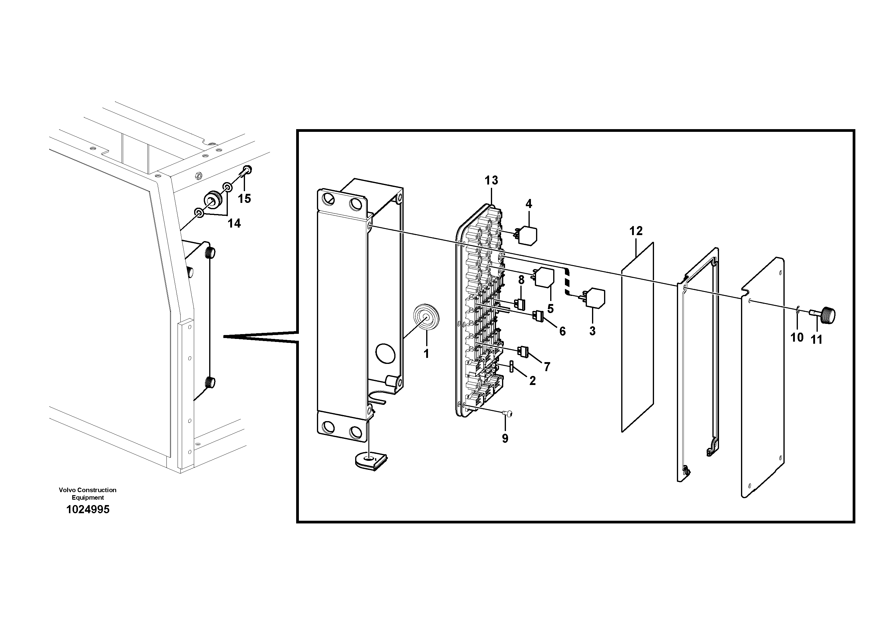 Схема запчастей Volvo FC2421C - 74619 Electrical relay 