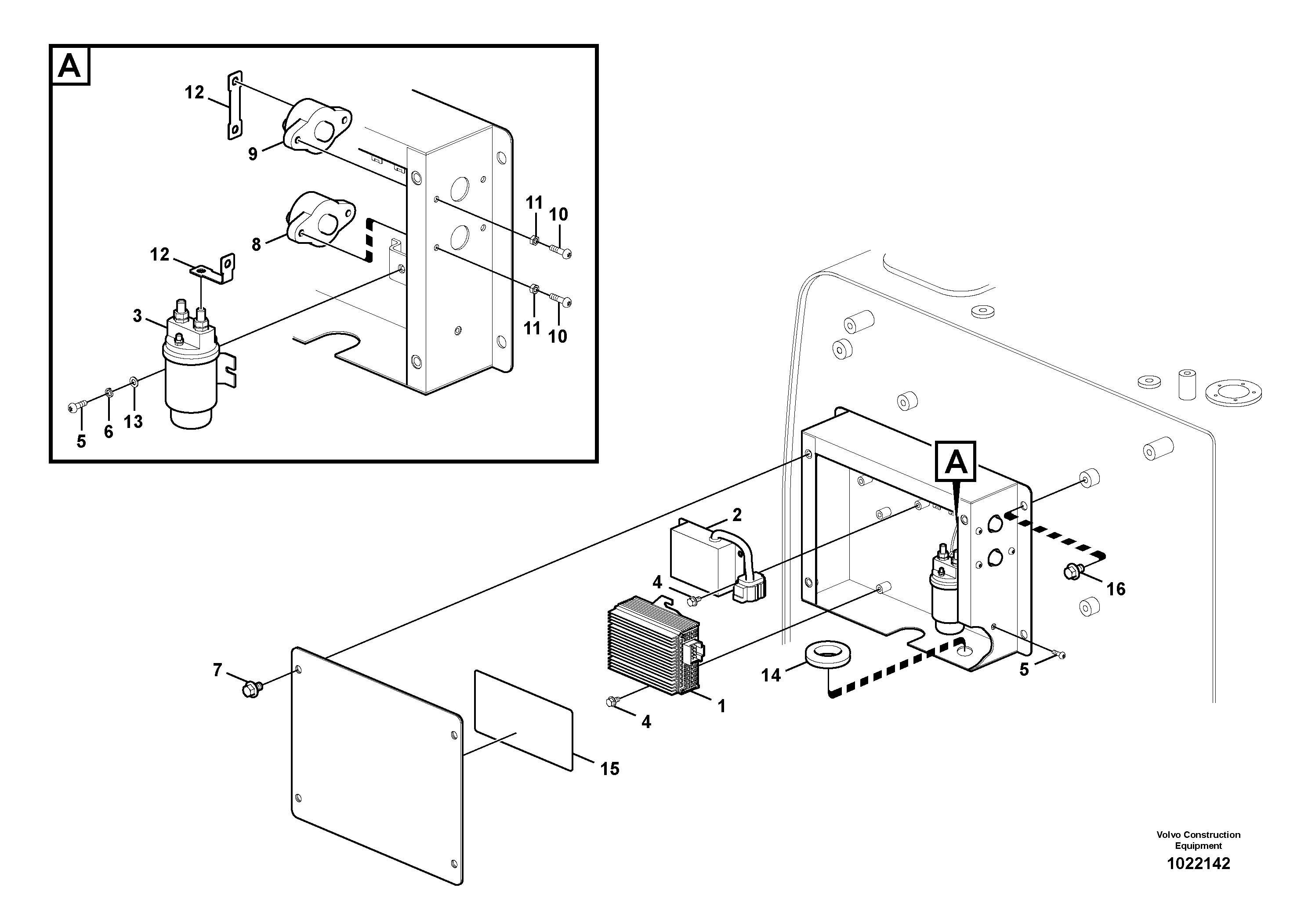 Схема запчастей Volvo FC2421C - 91407 Electrical relay 